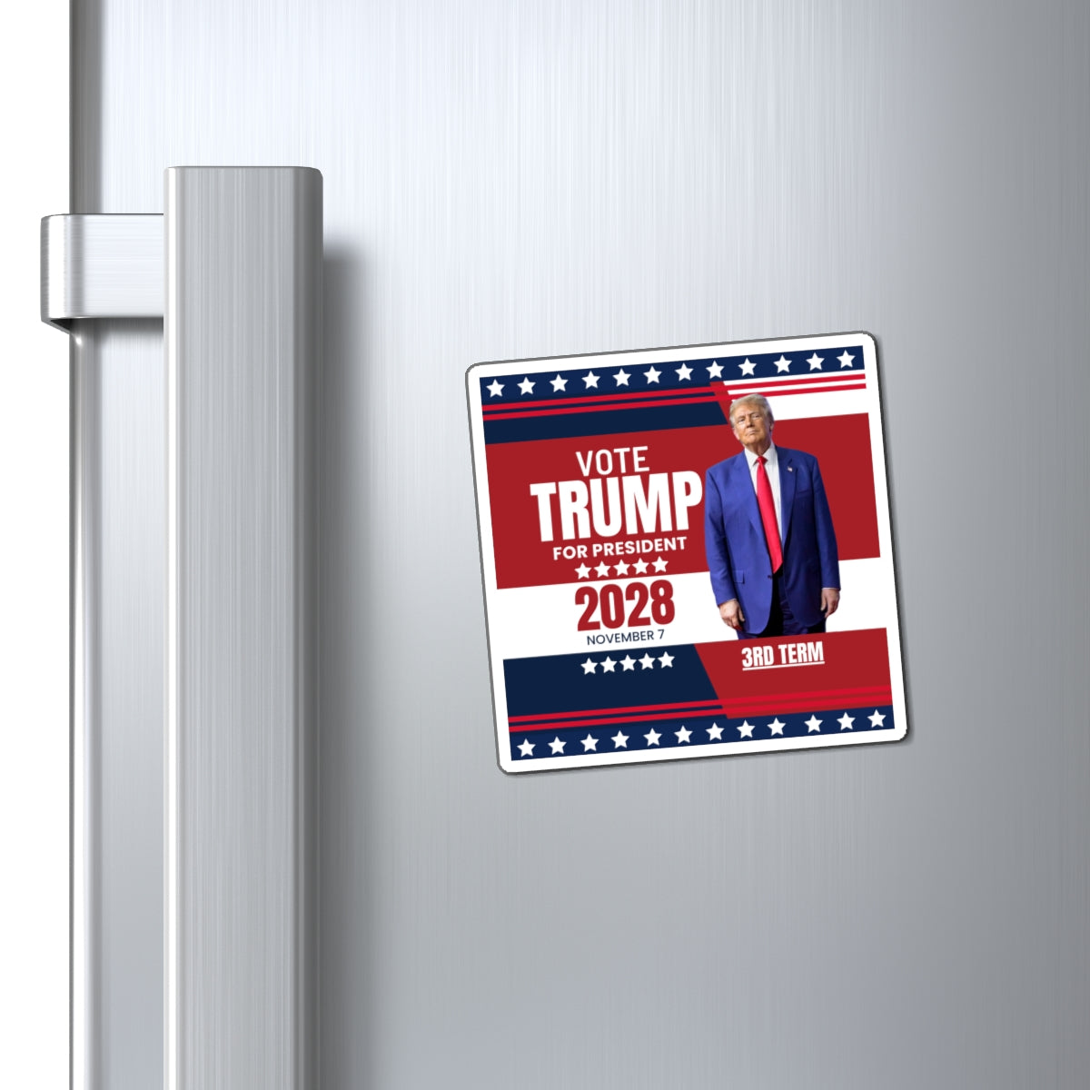 Vote Trump 2028 Magnetic Campaign Magnet