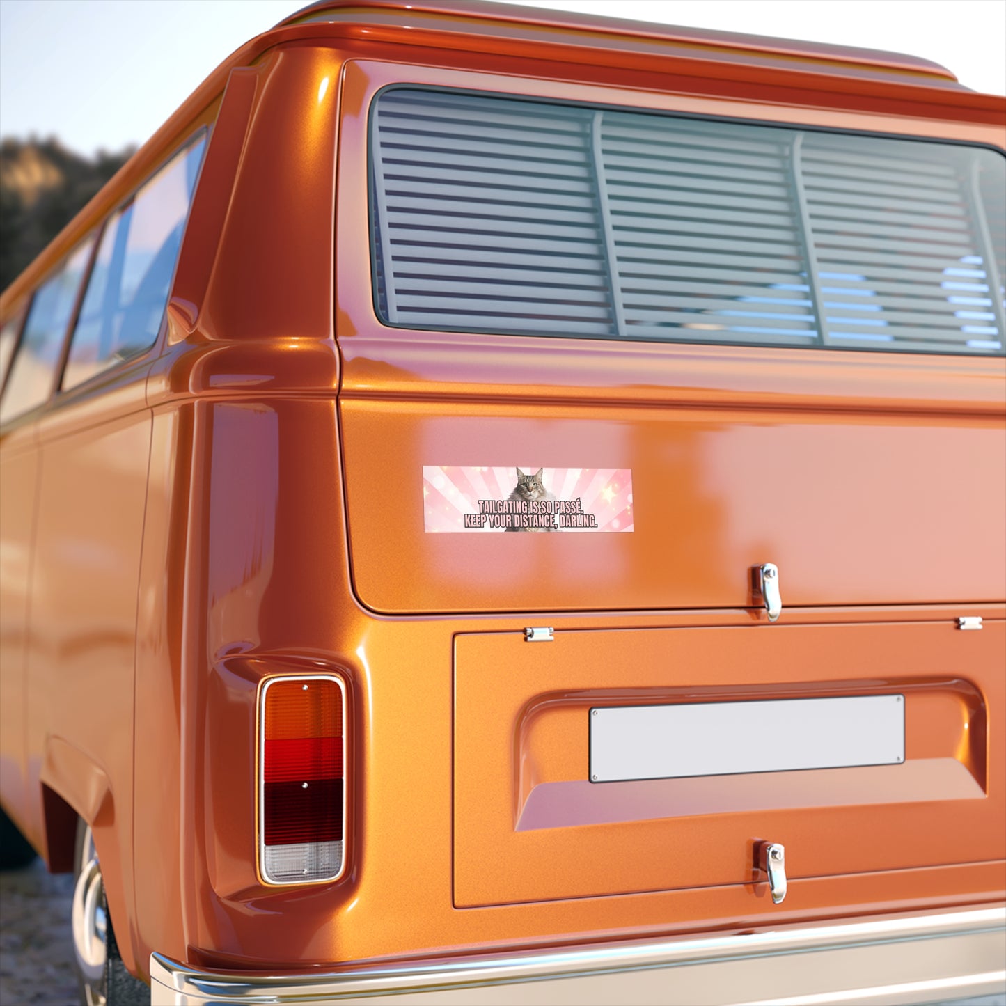 Tailgating is Passe Bumper Stickers
