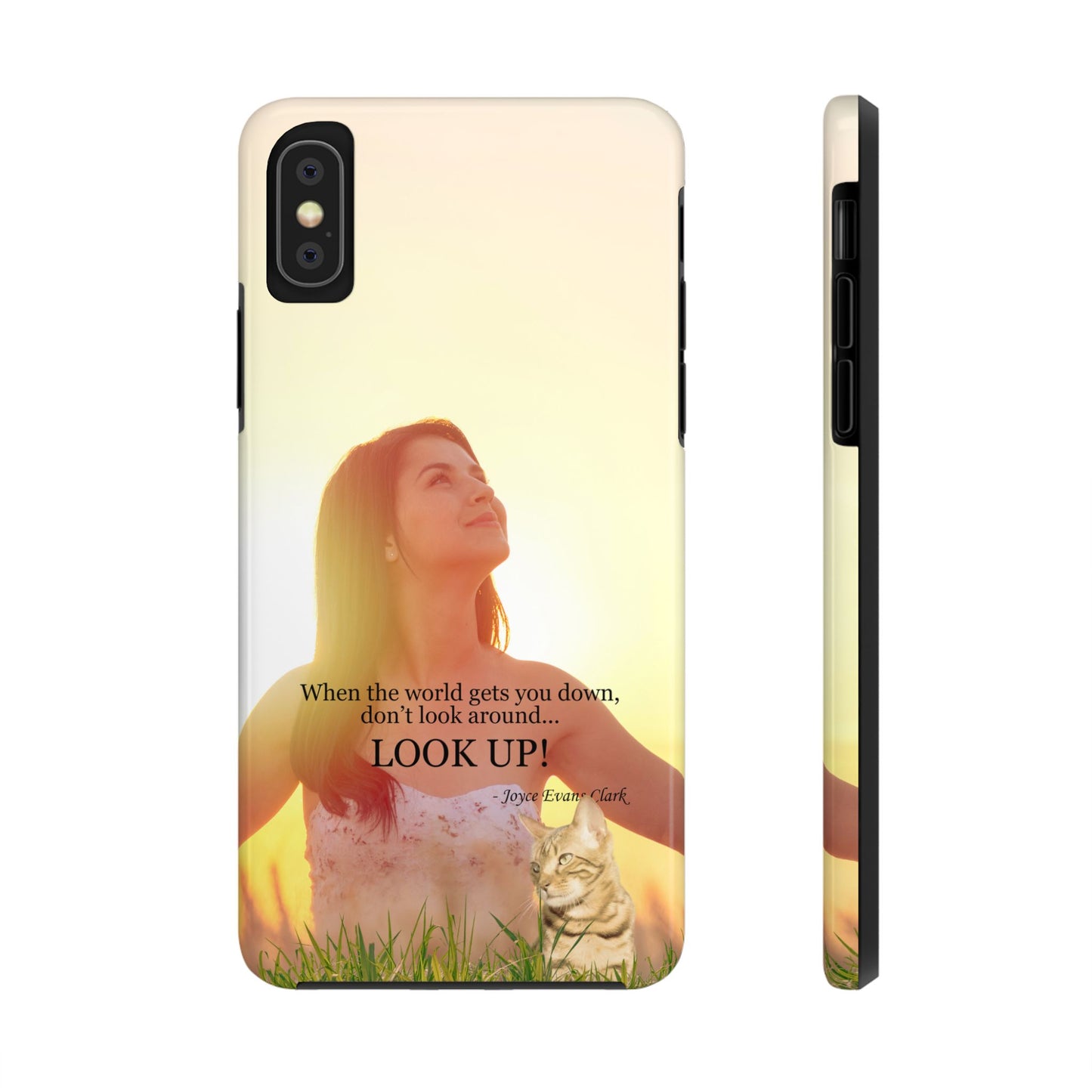 Don't Look Around - Look Up Tough Phone Cases