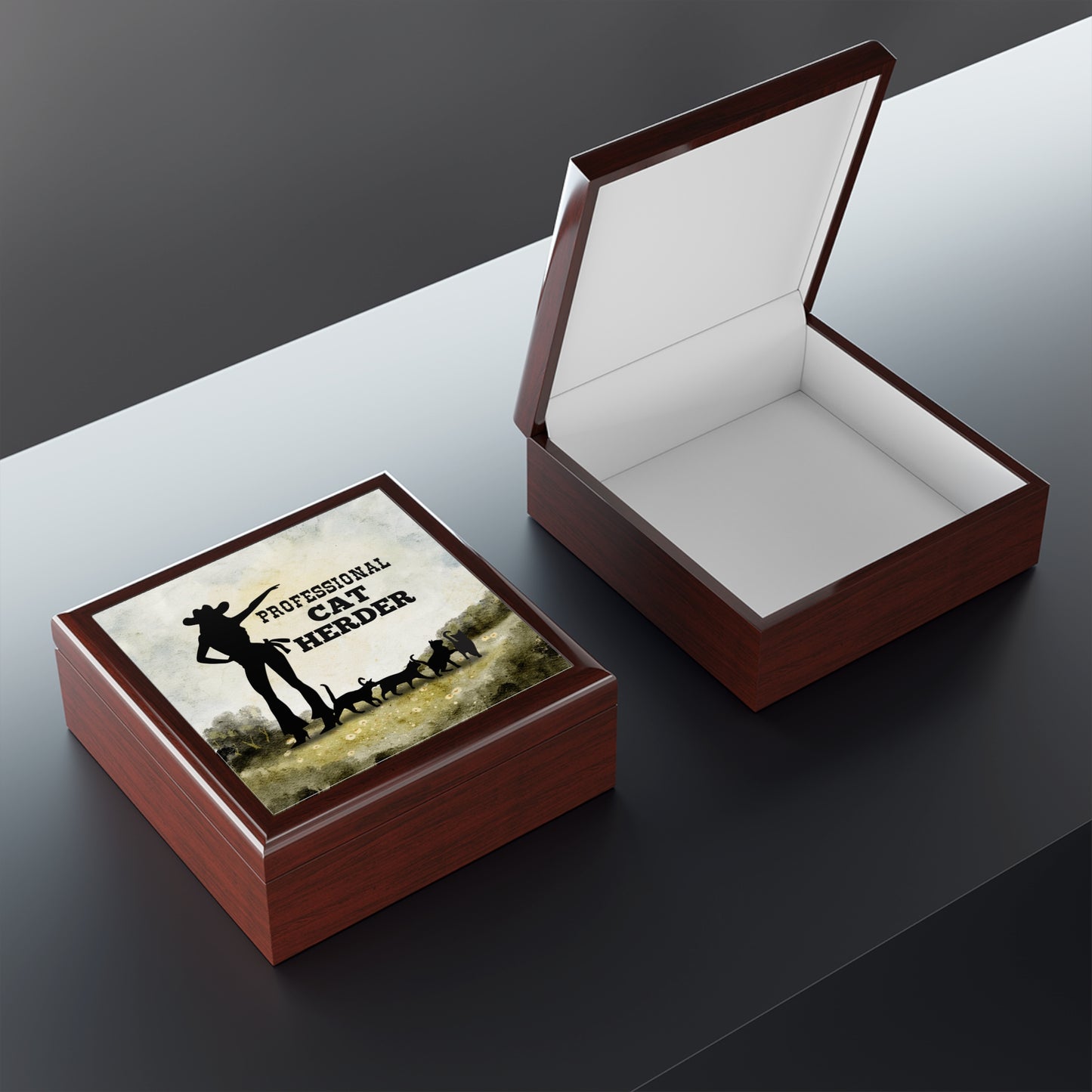 Professional Cat Herder Jewelry Box