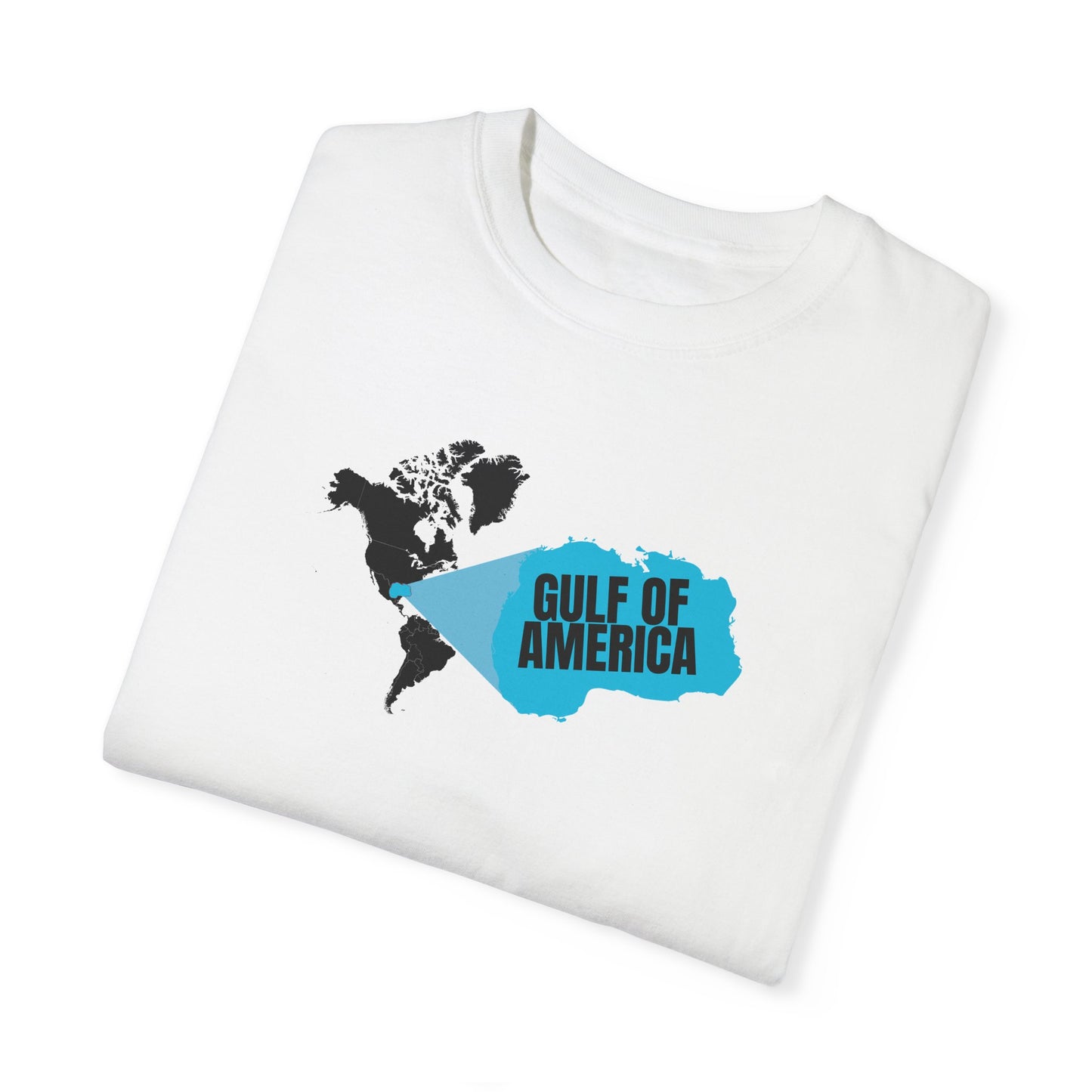 Gulf of America Map Unisex Garment-Dyed T-Shirt