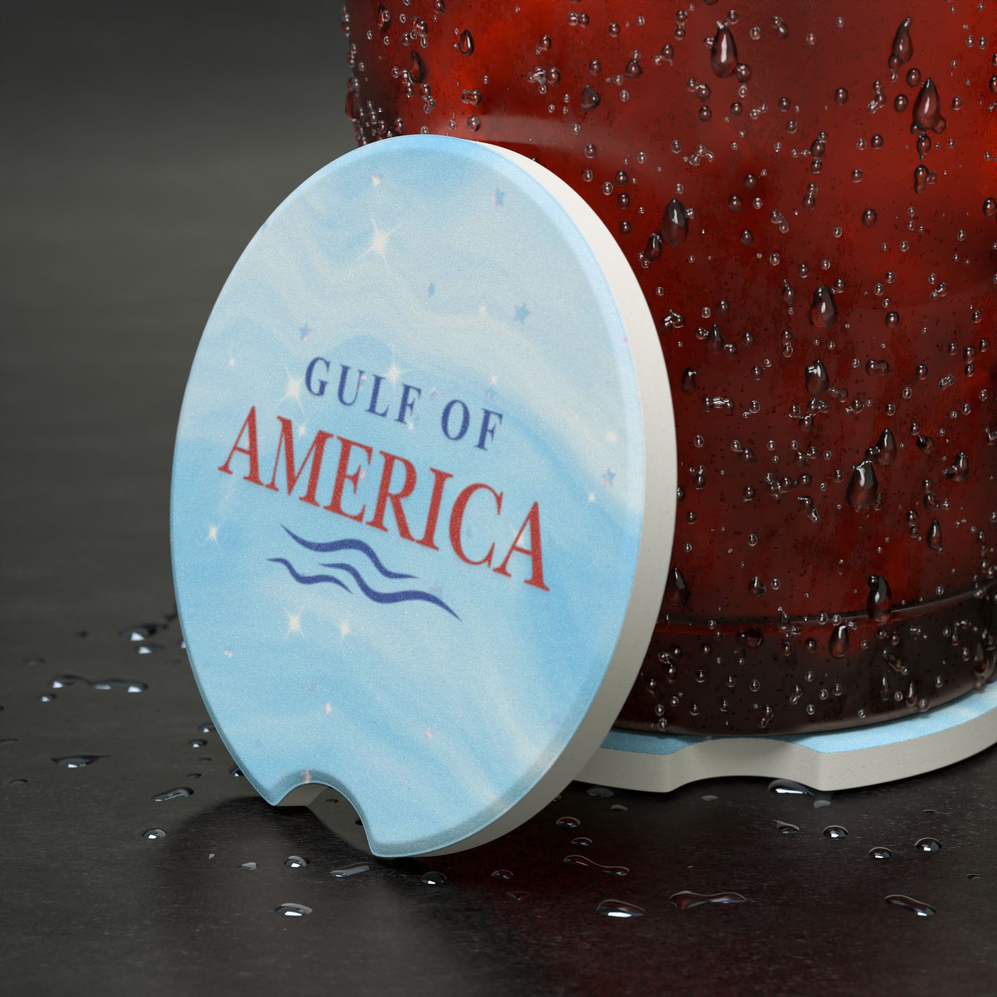 American Gulf Soapstone Car Coaster