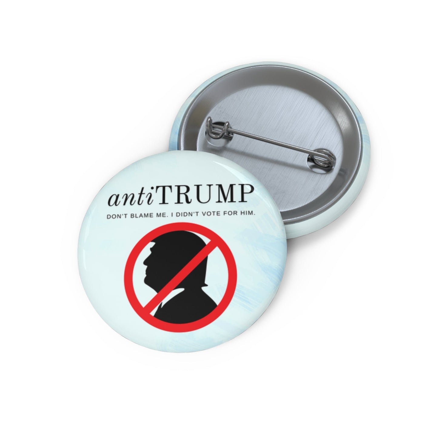 Anti-Trump Pin Buttons - Political Statement Badges for Activists Printify