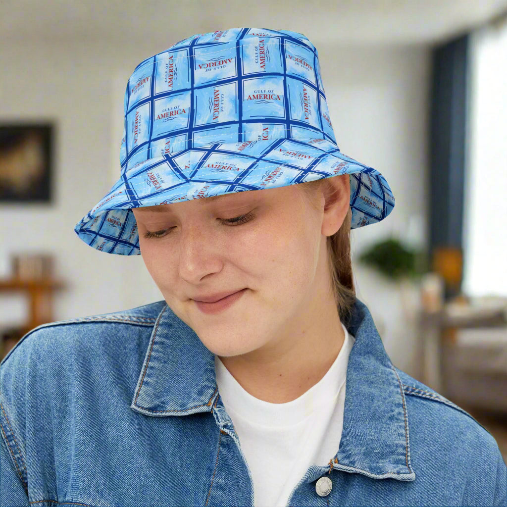 American Gulf Patterned Bucket Hat