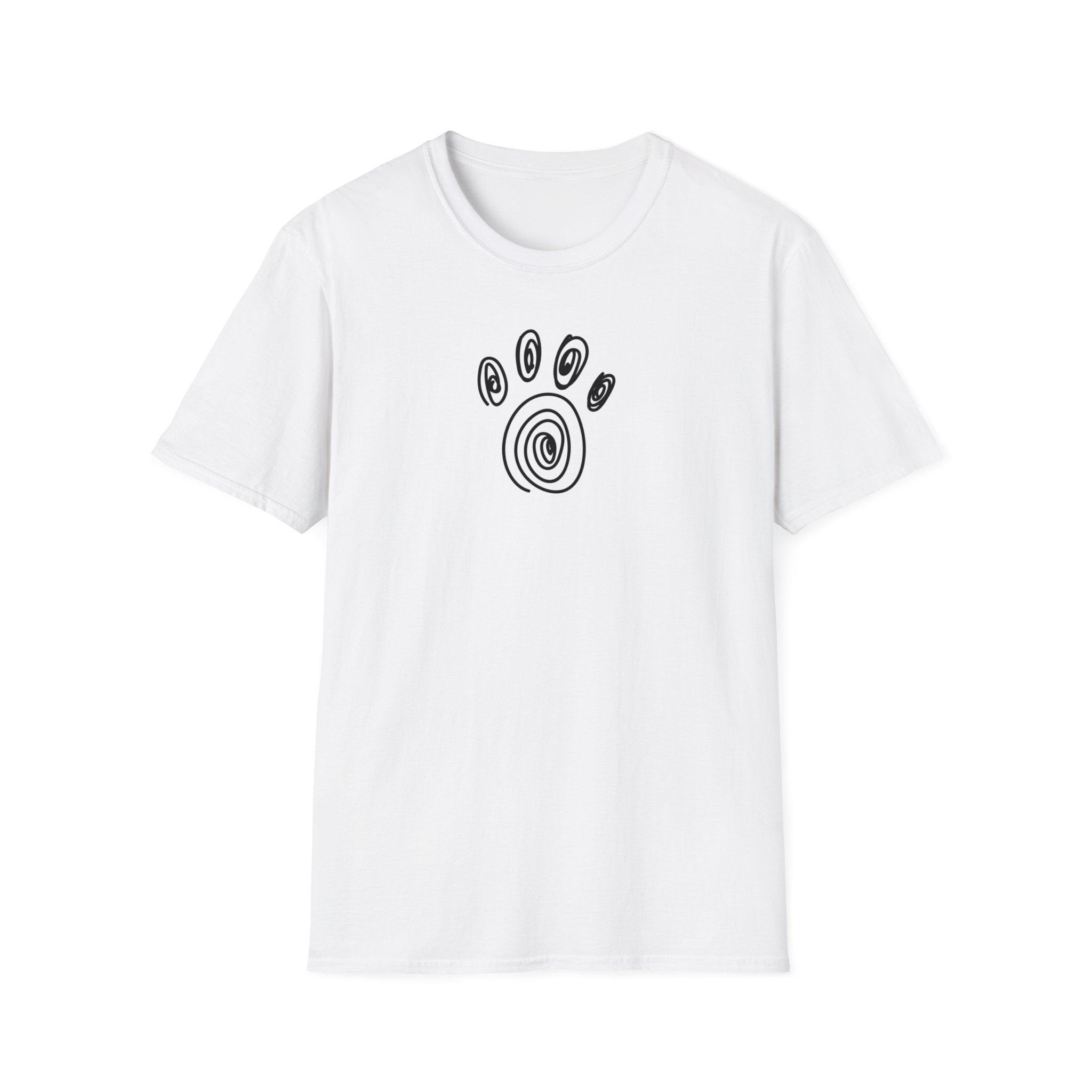 Scribble Paw Unisex Softstyle T-Shirt - EpiAl's Shop