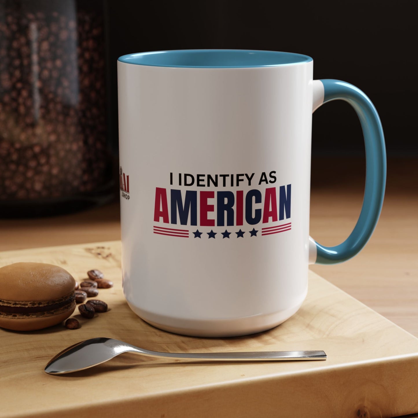 I Identify as American Accent Coffee Mug - 11 oz & 15 oz Printify