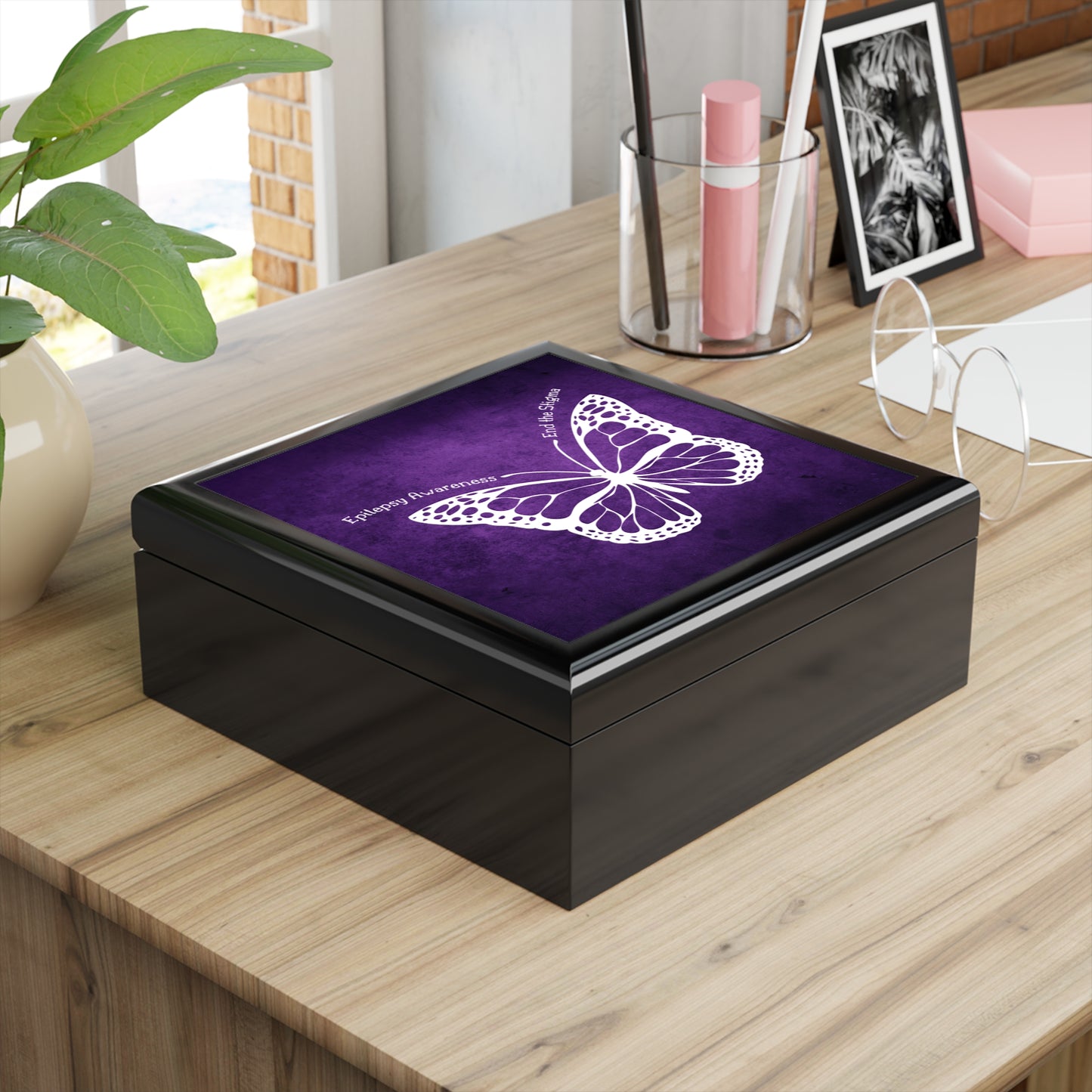 Epilepsy Awareness Jewelry Box - End the Stigma