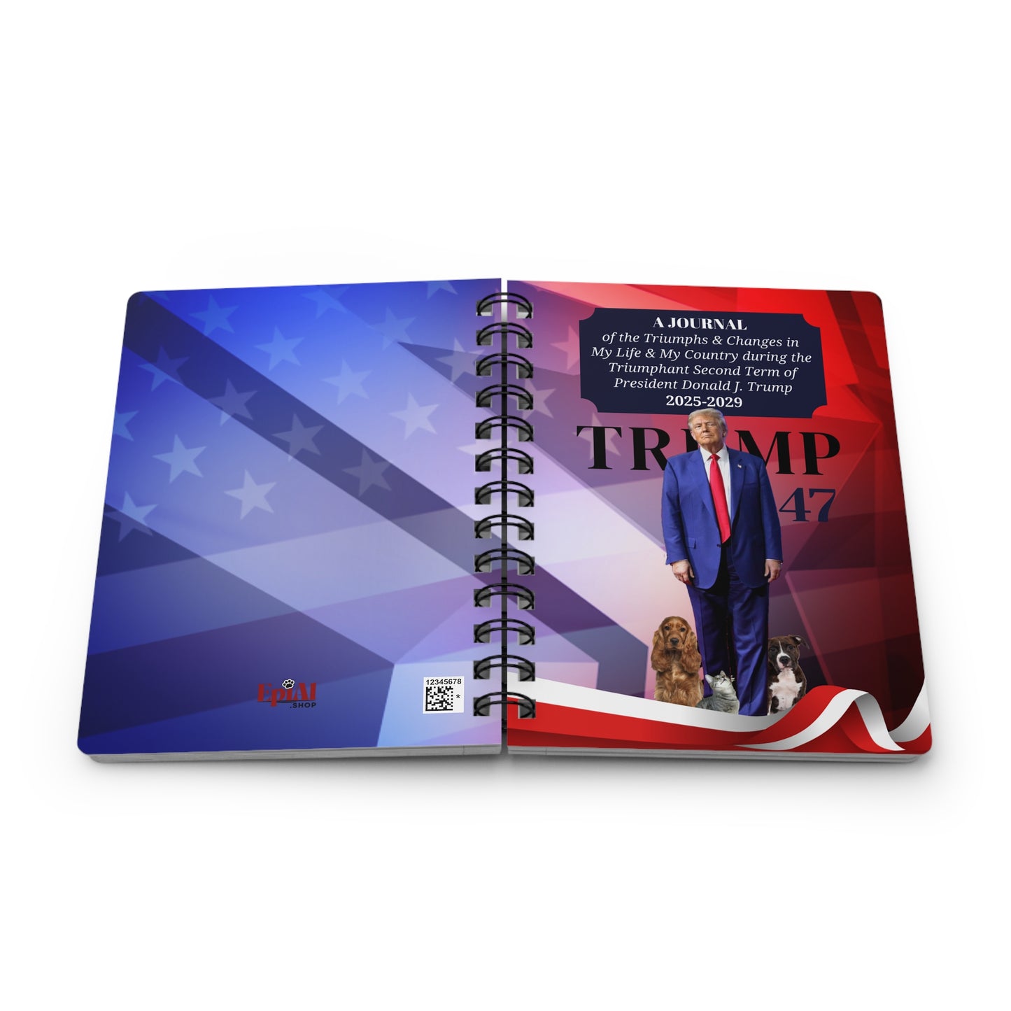 My Life Under Trump's Triumphant Second Term Spiral Bound Journal