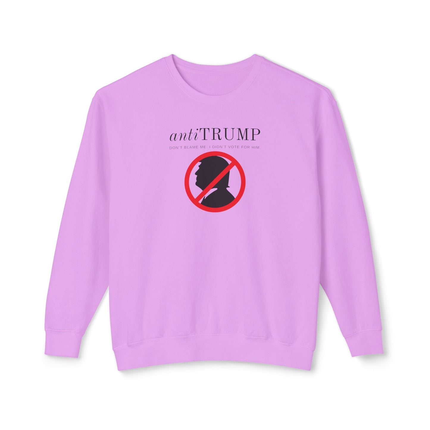 Unisex Lightweight Anti-Trump Crewneck Sweatshirt - Political Activism Wear Printify