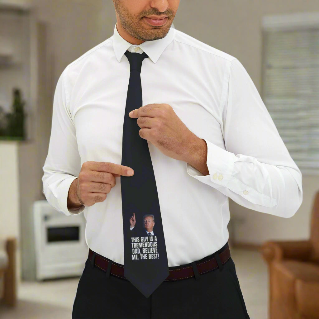Father's Day Political Necktie - Perfect for Republican Dads
