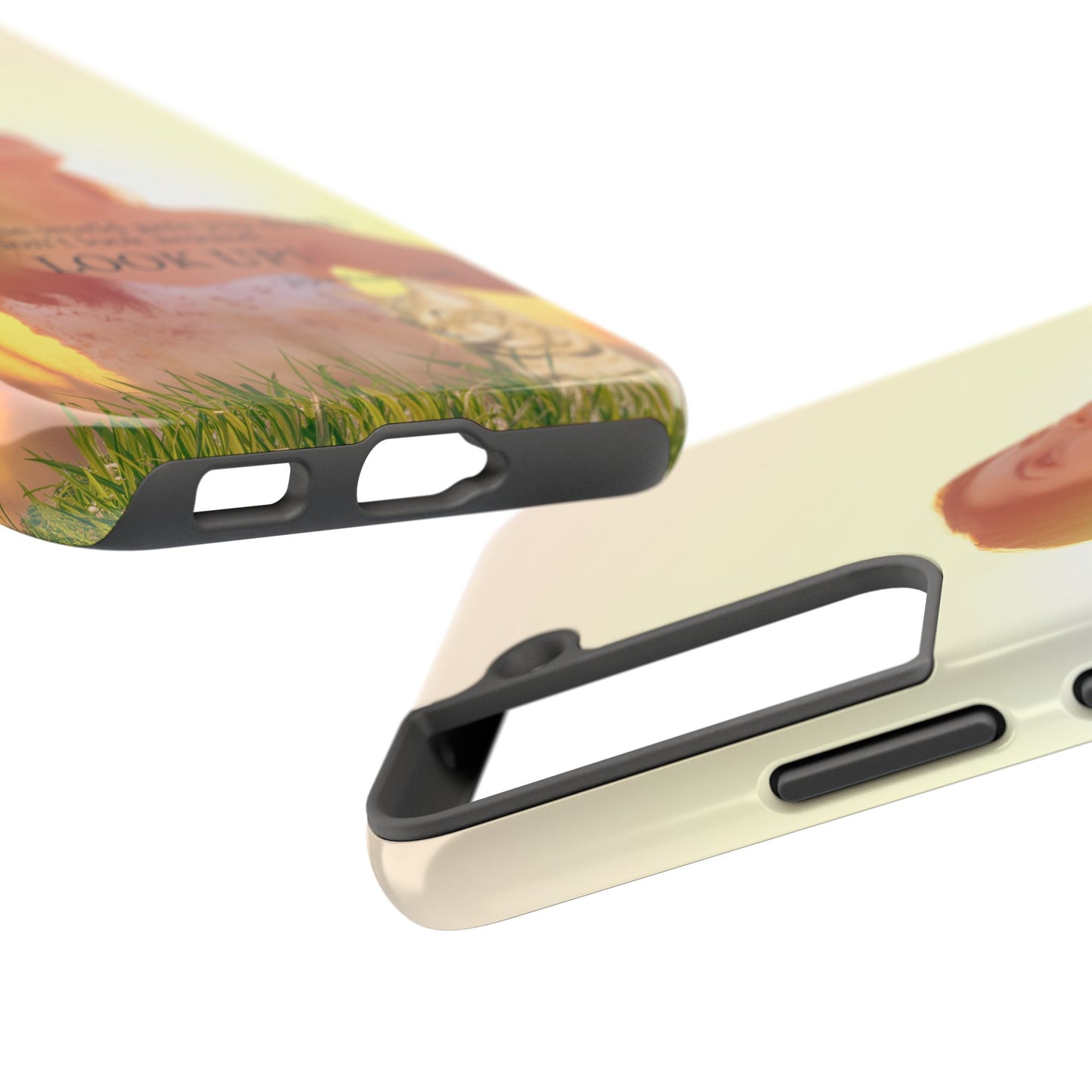 Don't Look Around - Look Up Tough Phone Cases