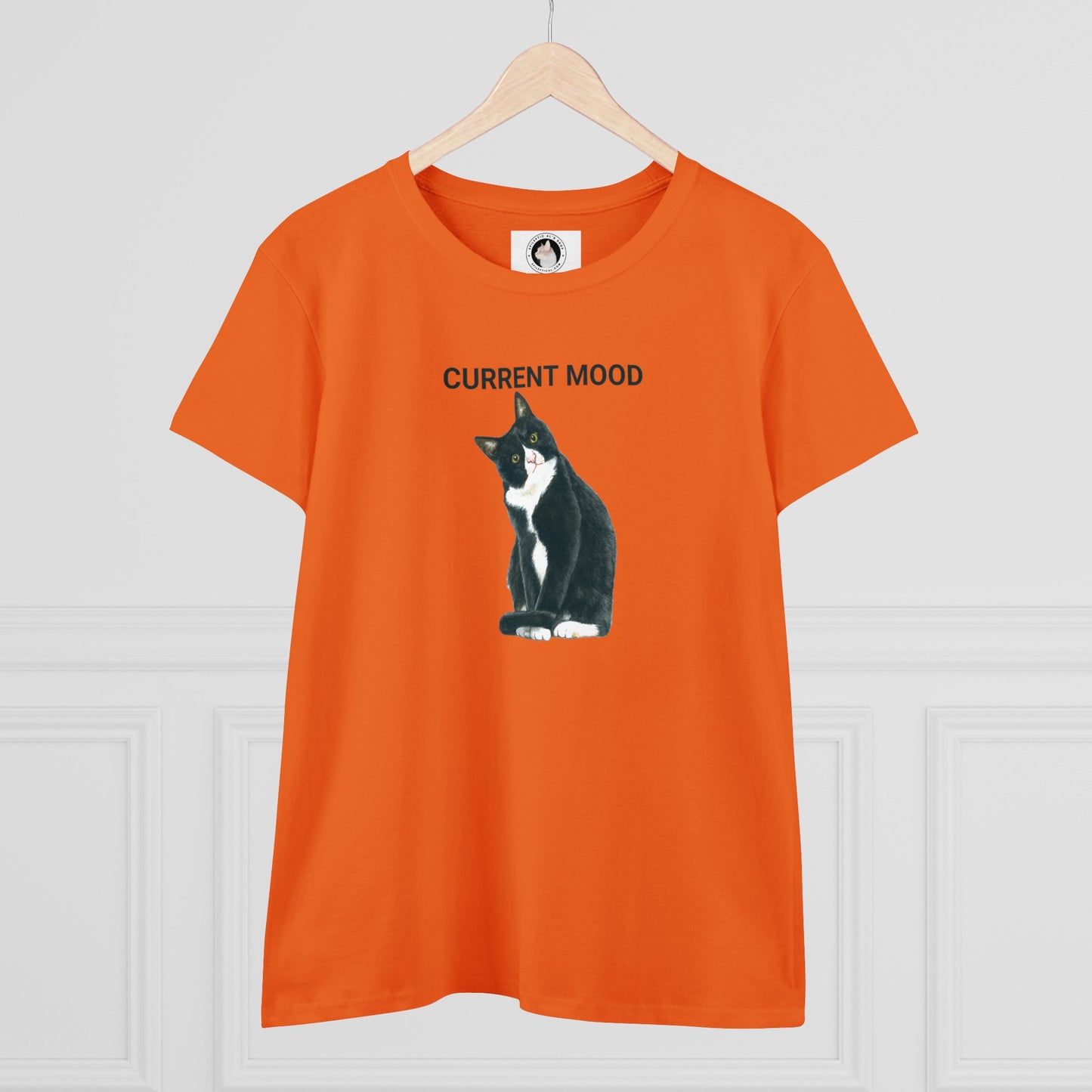 Current Mood: Wha? Women's Midweight Cotton Tee