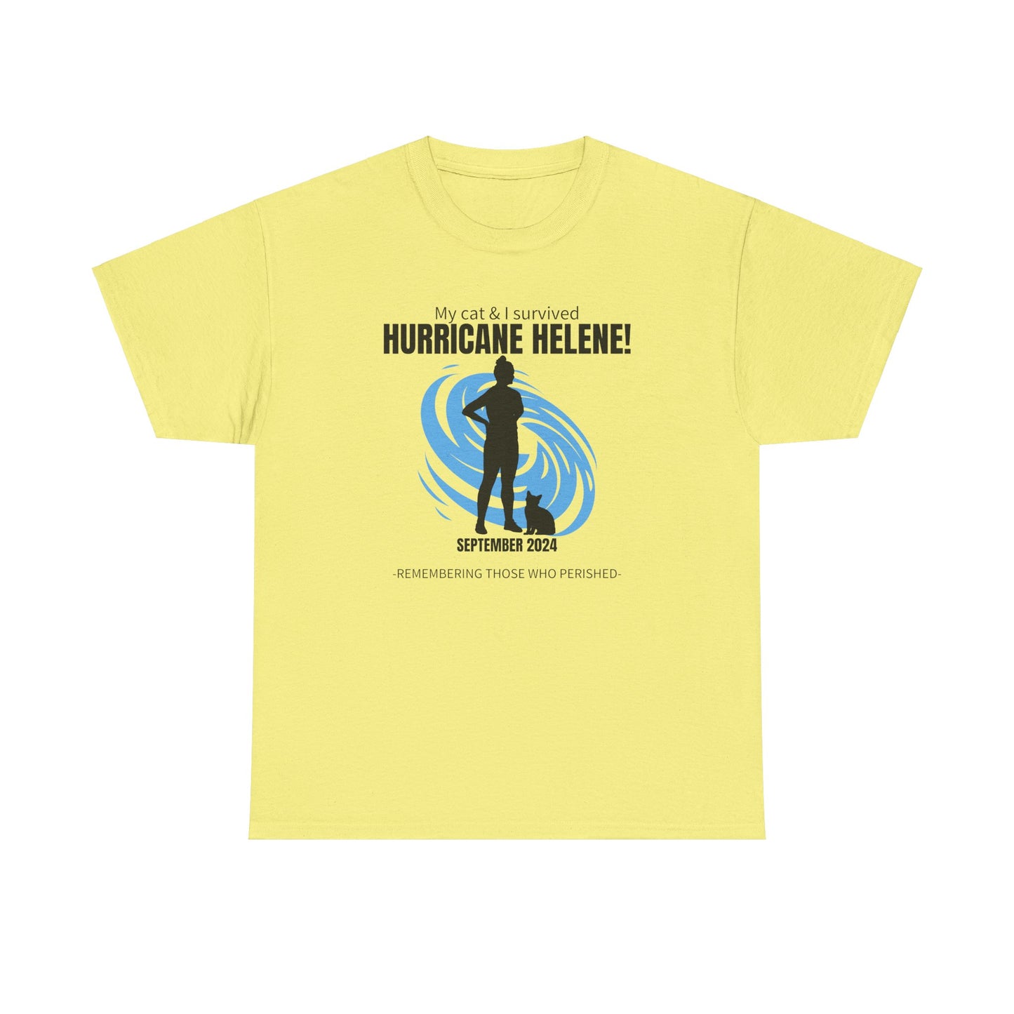 Hurricane Helene Survivor Unisex Heavy Cotton Tee