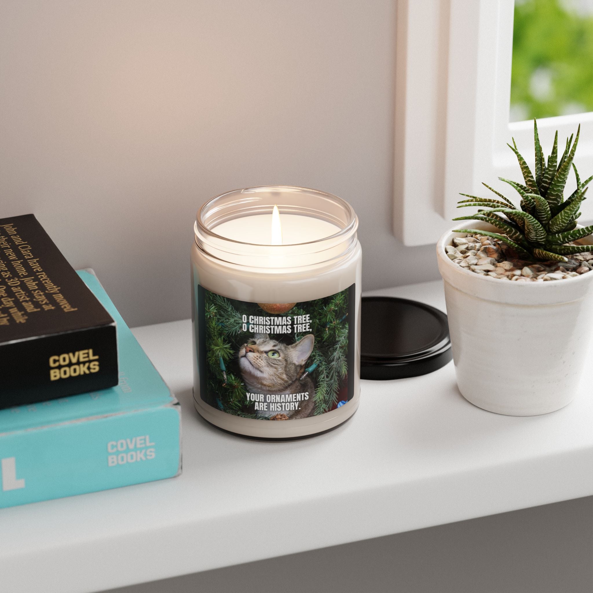 Photo depicting the O Christmas Tree Scented Soy Candle, 9oz from EpiAl's Shop.