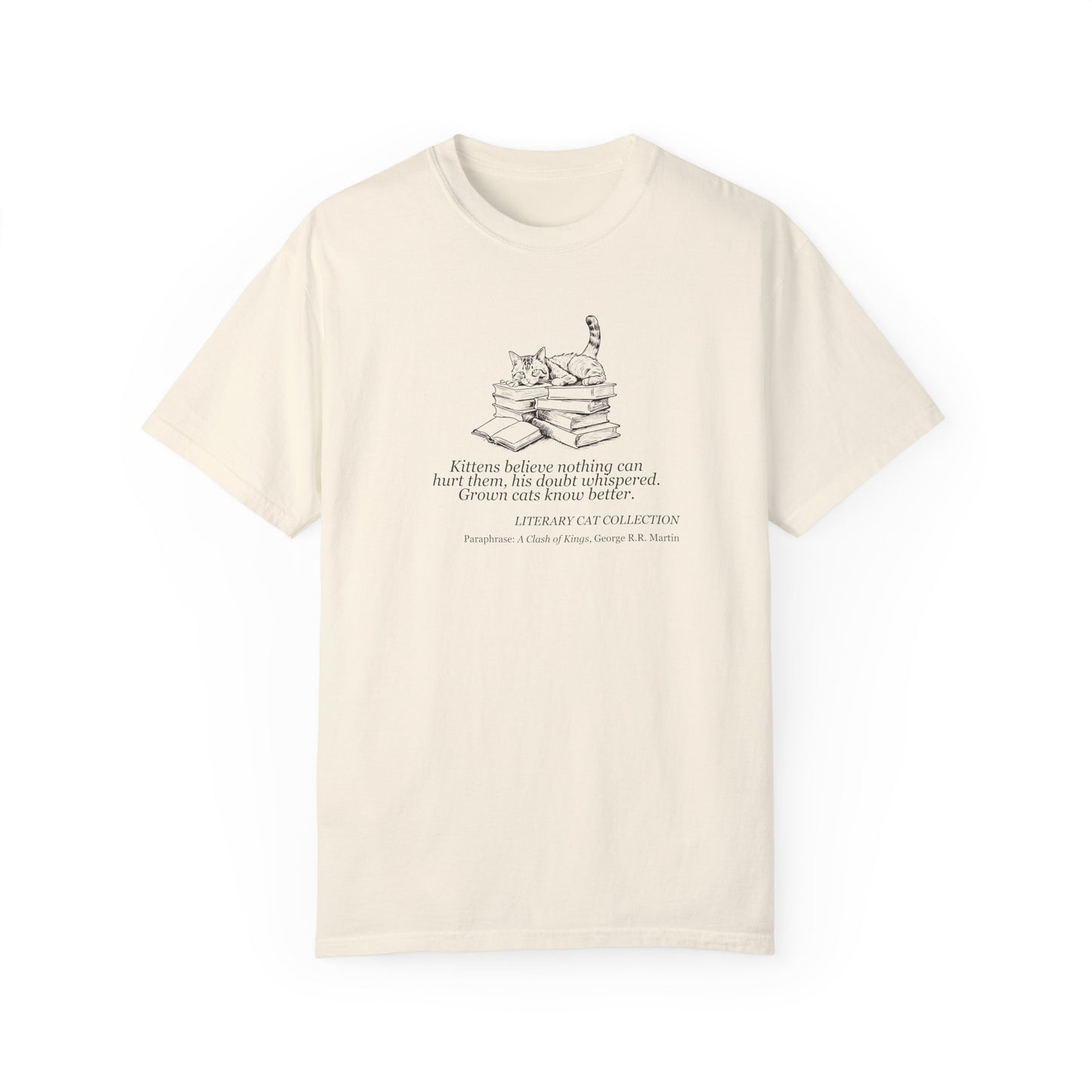 Literary Cat Unisex T-Shirt - A Clash of Kings