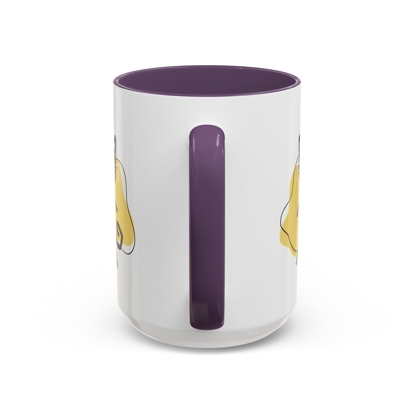 Playful Cat Accent Coffee Mug - 11oz & 15oz