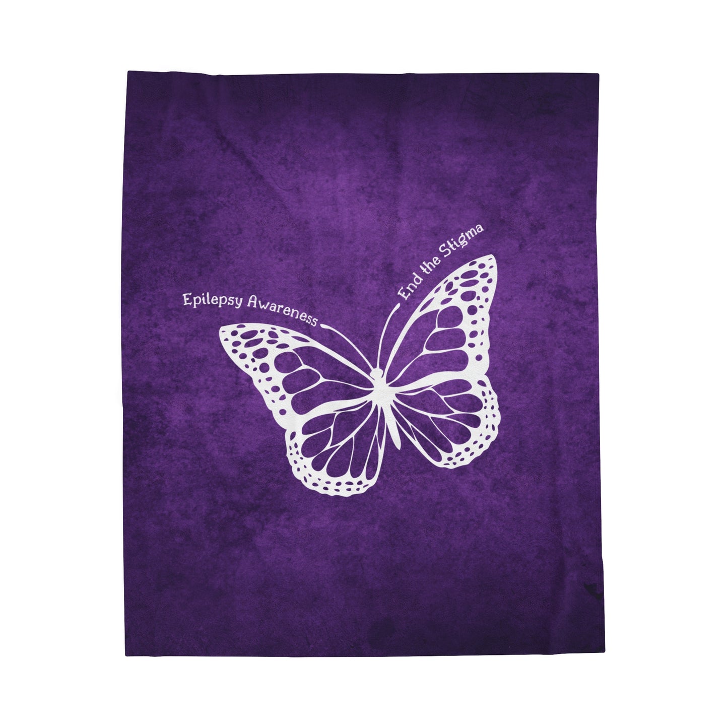 Epilepsy Awareness Velvet Blanket - End the Stigma
