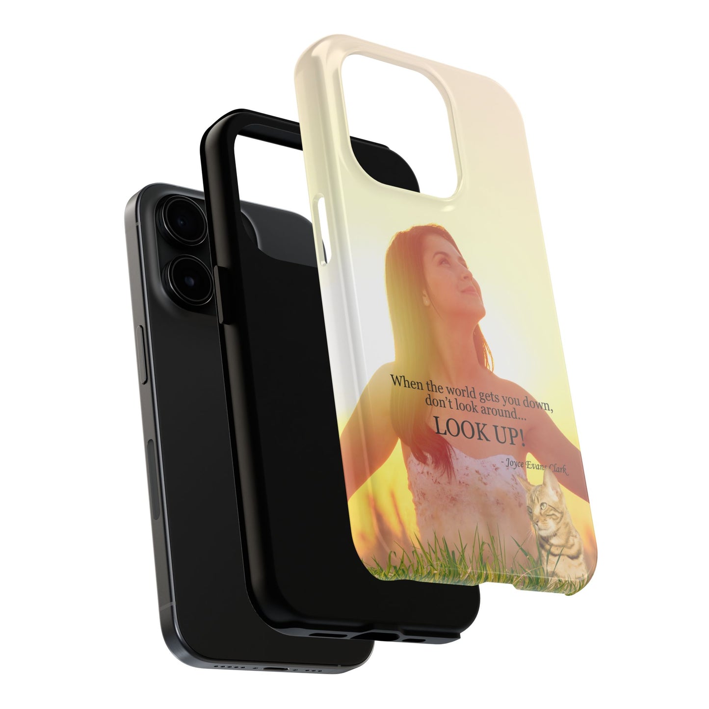 Don't Look Around - Look Up Tough Phone Cases