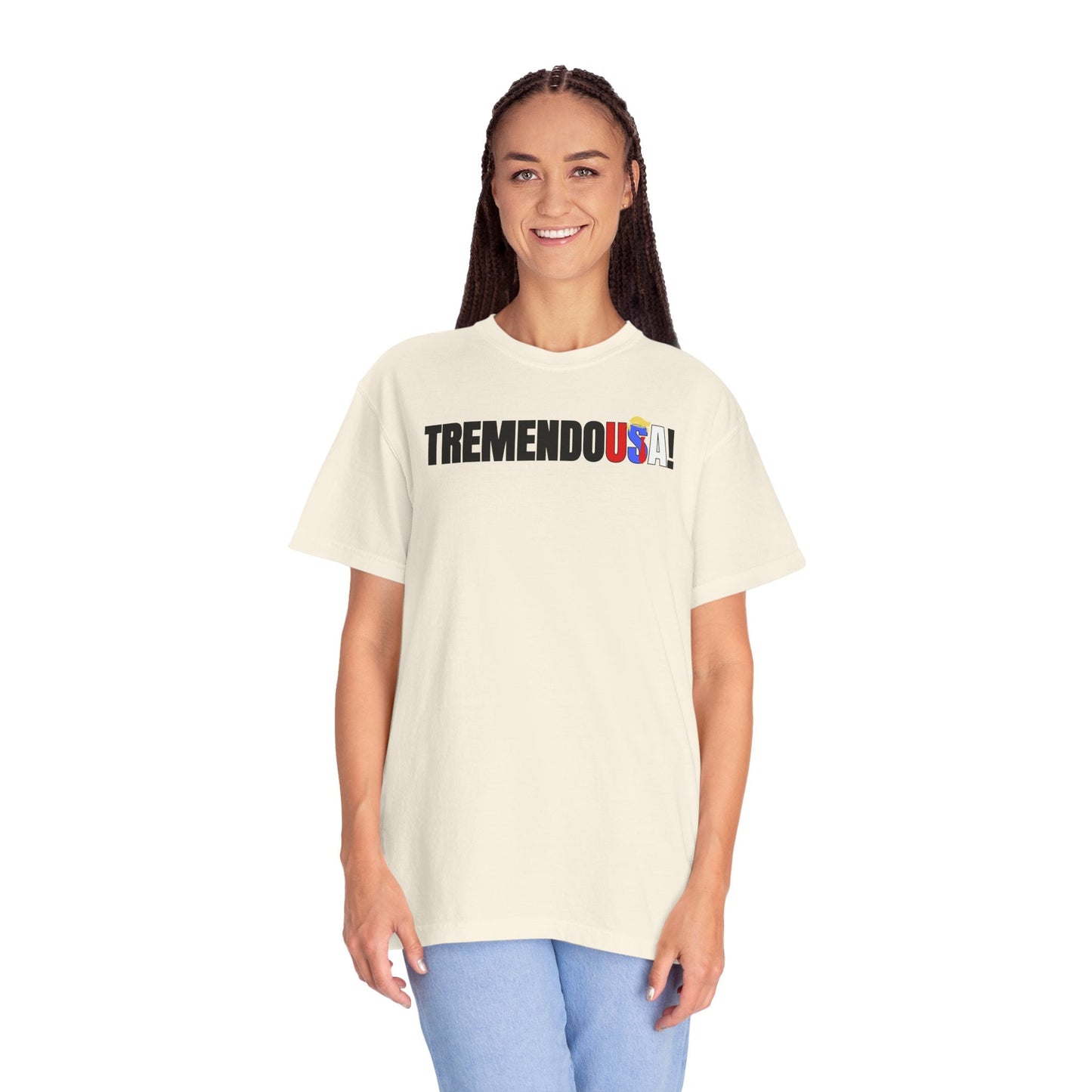 TremendoUSA Unisex Garment-Dyed T-Shirt - Casual Comfort for Everyday Wear Printify