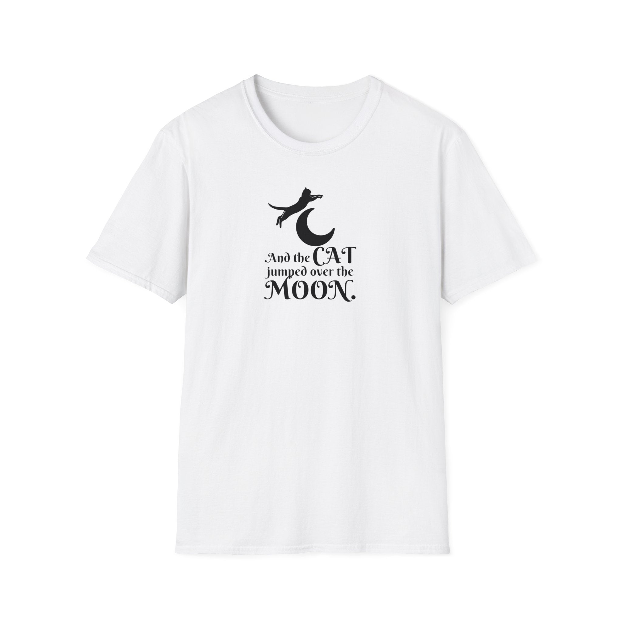 Cat Jumped Over the Moon Unisex Softstyle T-Shirt - EpiAl's Shop