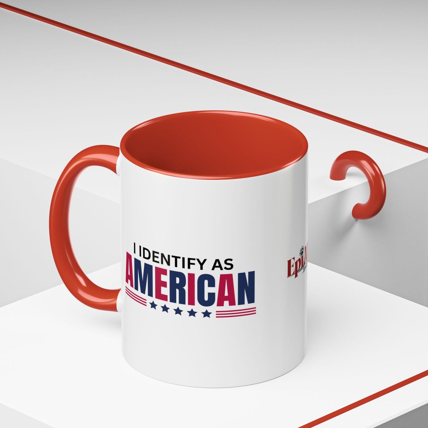 I Identify as American Accent Coffee Mug - 11 oz & 15 oz Printify