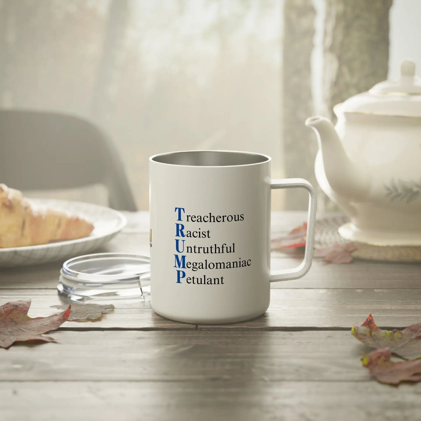 Anti-Trump Acronym Insulated Coffee Mug - Trendy Printify