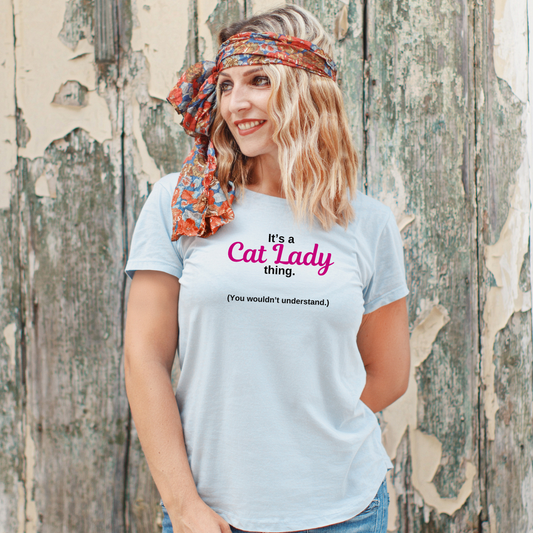 Cat Lady Thing Women's Softstyle Tee