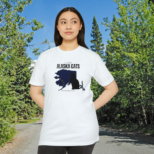 Alaska Cats Unisex CVC Jersey T-shirt