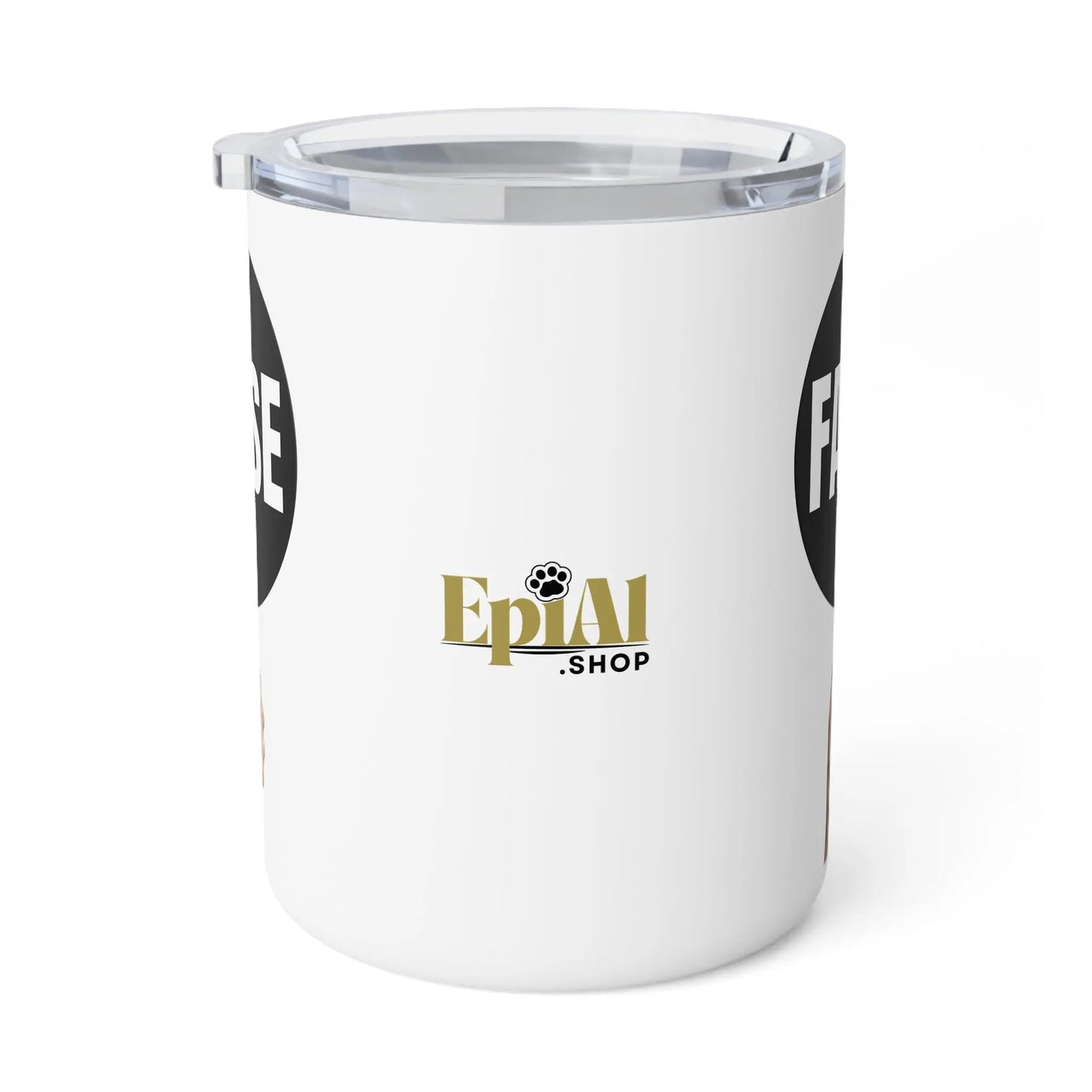 False Sign Politically-Inspired Insulated Coffee Mug - 10oz Printify