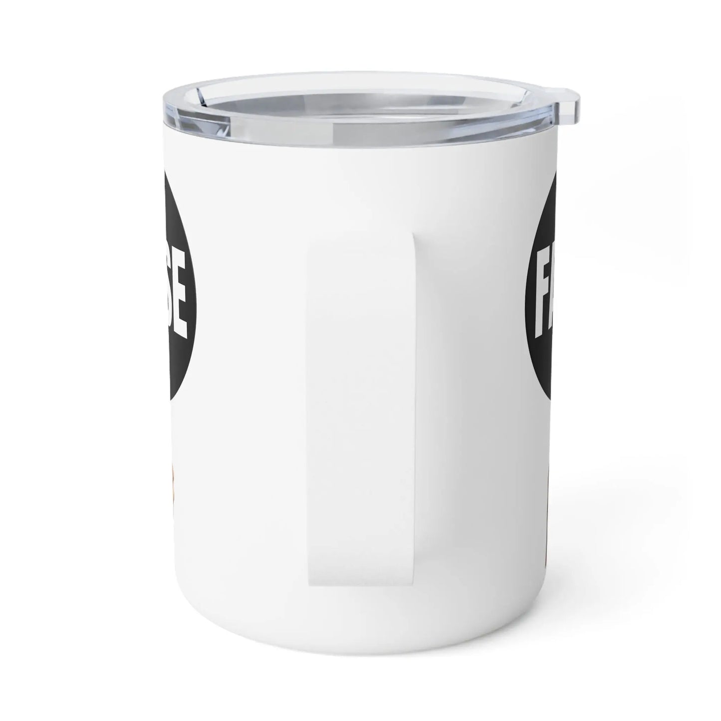 False Sign Politically-Inspired Insulated Coffee Mug - 10oz Printify
