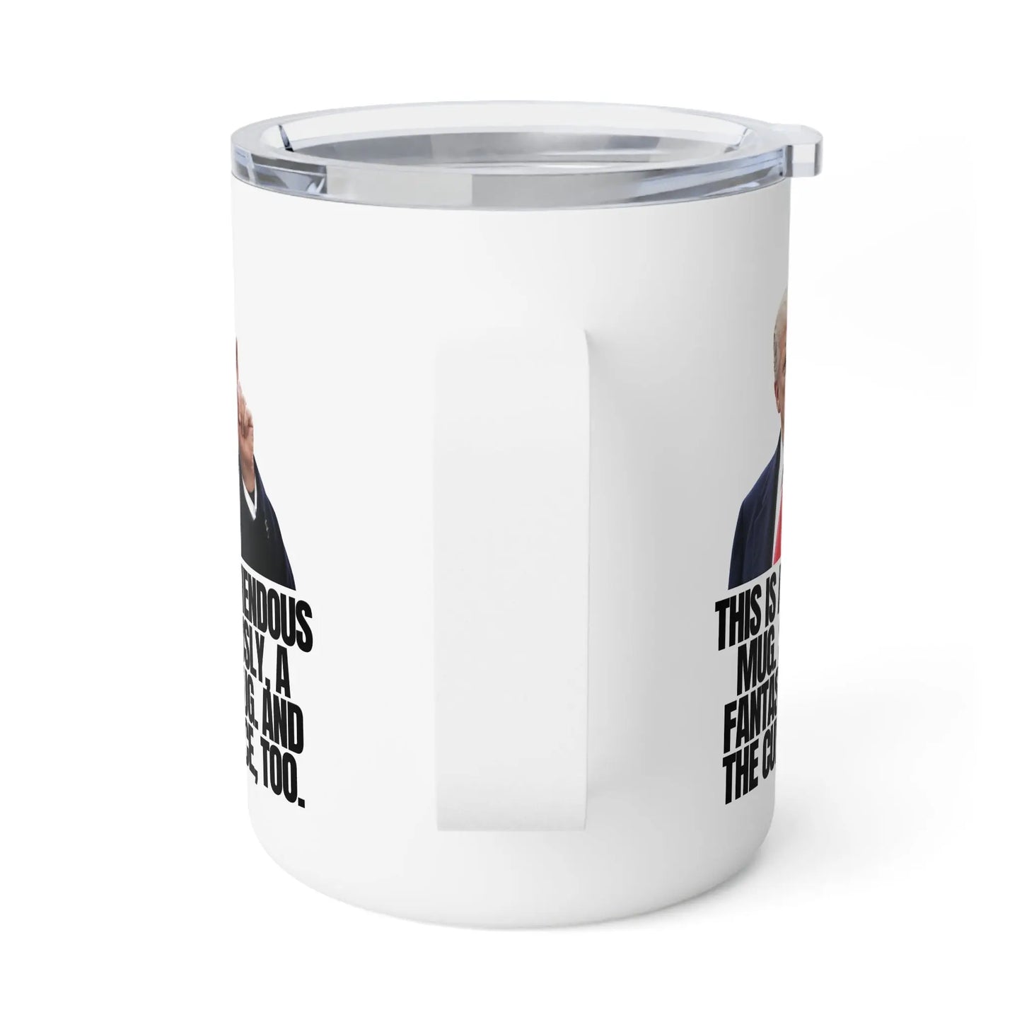 Funny Trump Humor Insulated Coffee Mug - 10oz Printify