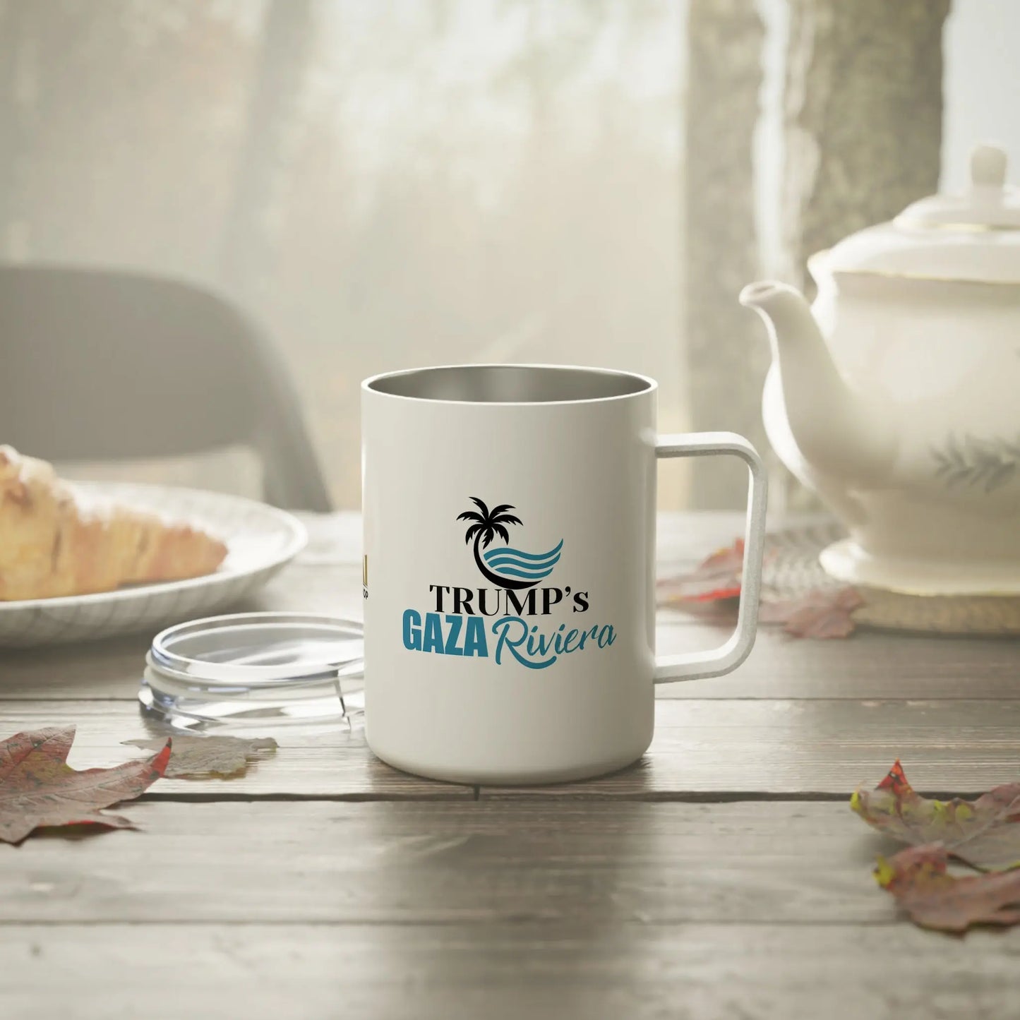 Gaza Riviera 10oz Insulated Coffee Mug Printify