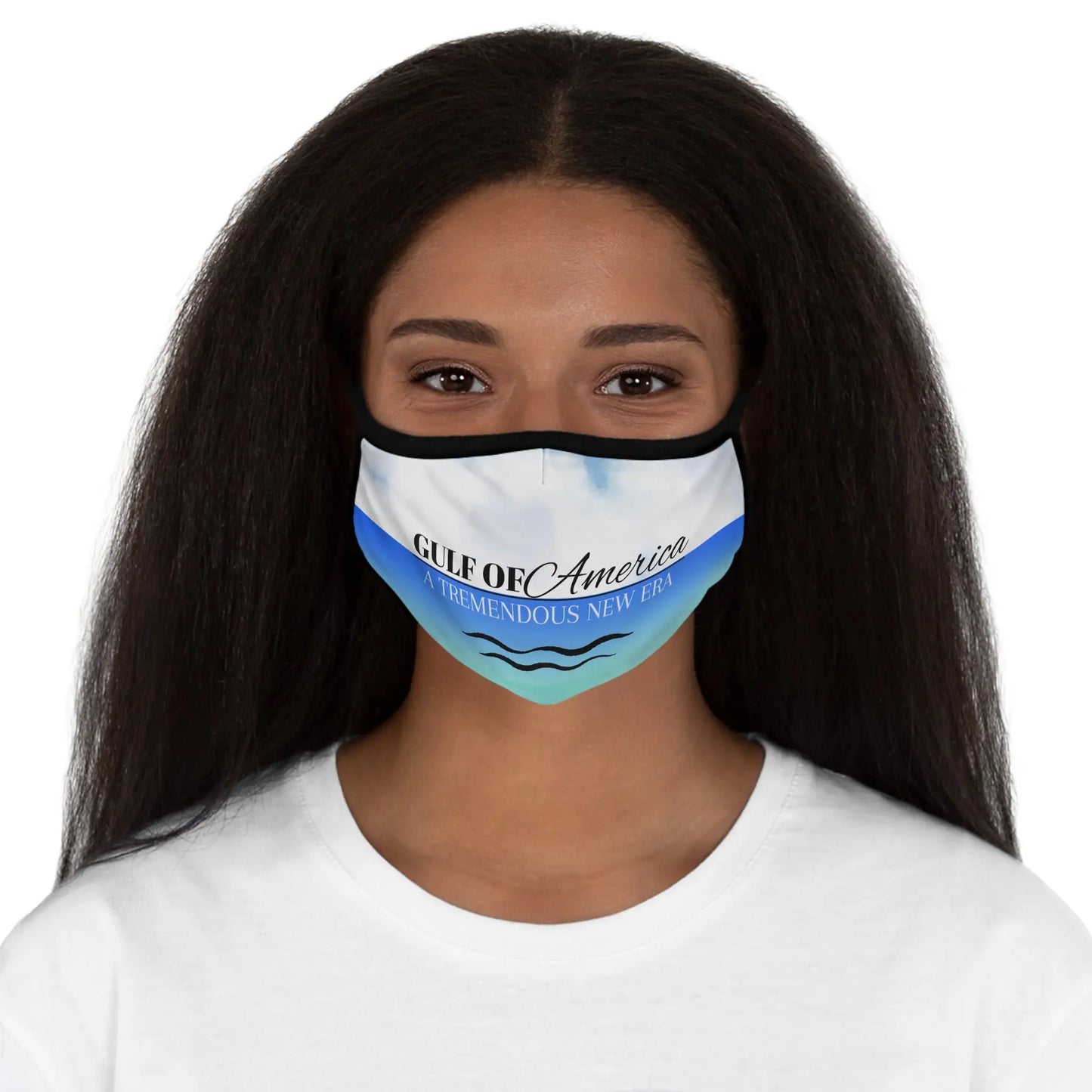 Gulf of America Fitted Face Mask - A Tremendous New Era Printify