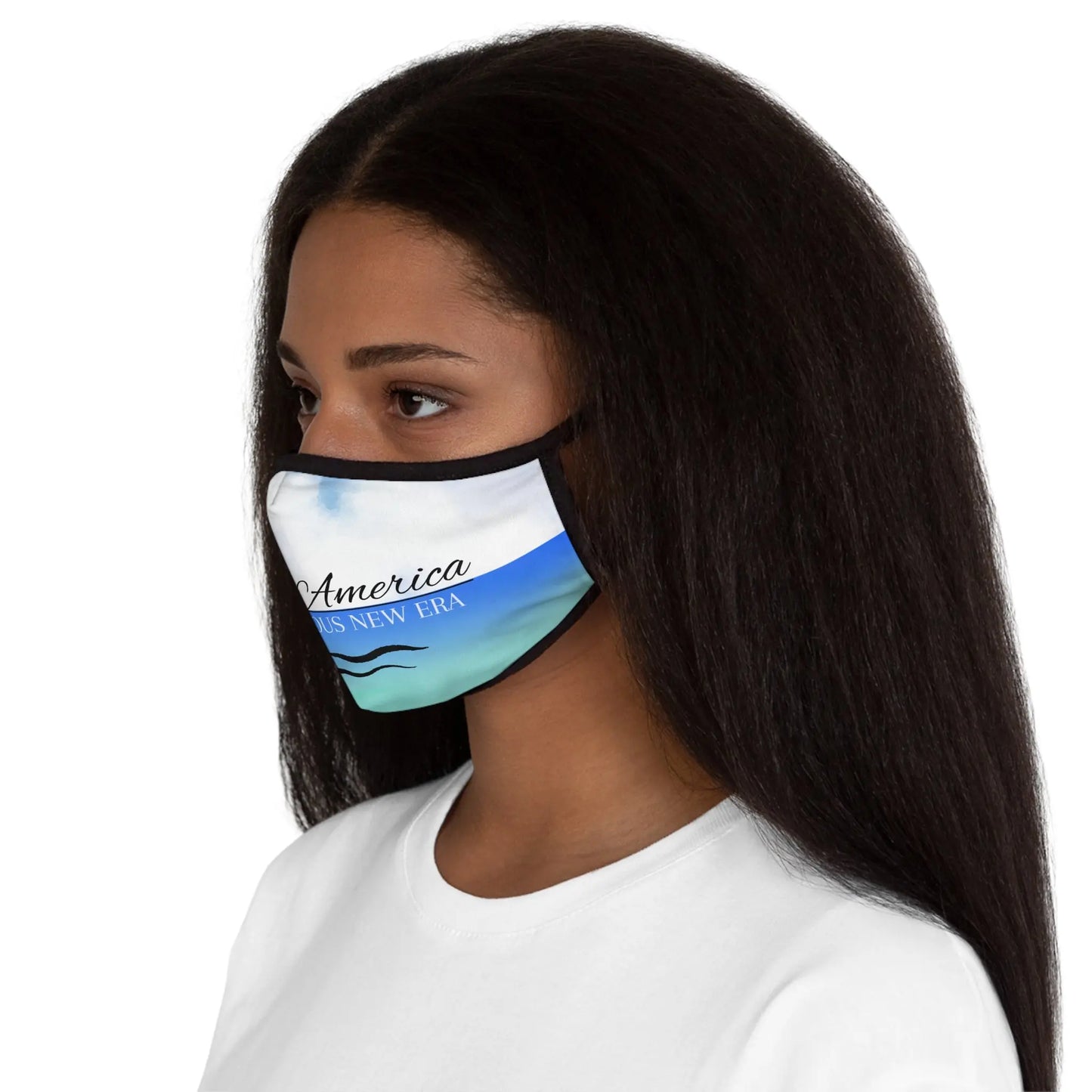 Gulf of America Fitted Face Mask - A Tremendous New Era Printify