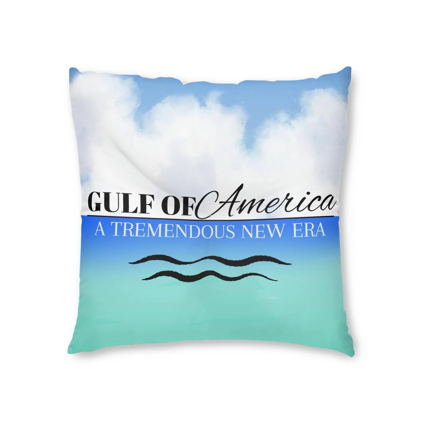 Gulf of America Tufted Floor Pillow - Ocean Vibes Printify