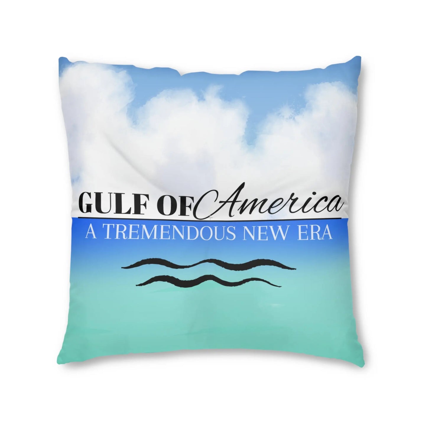 Gulf of America Tufted Floor Pillow - Ocean Vibes Printify