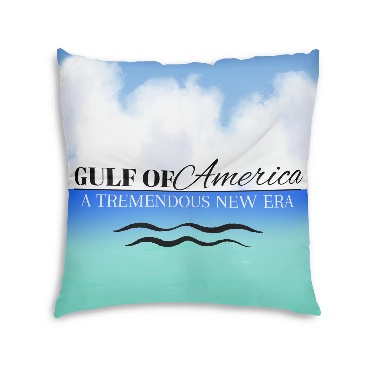 Gulf of America Tufted Floor Pillow - Ocean Vibes Printify