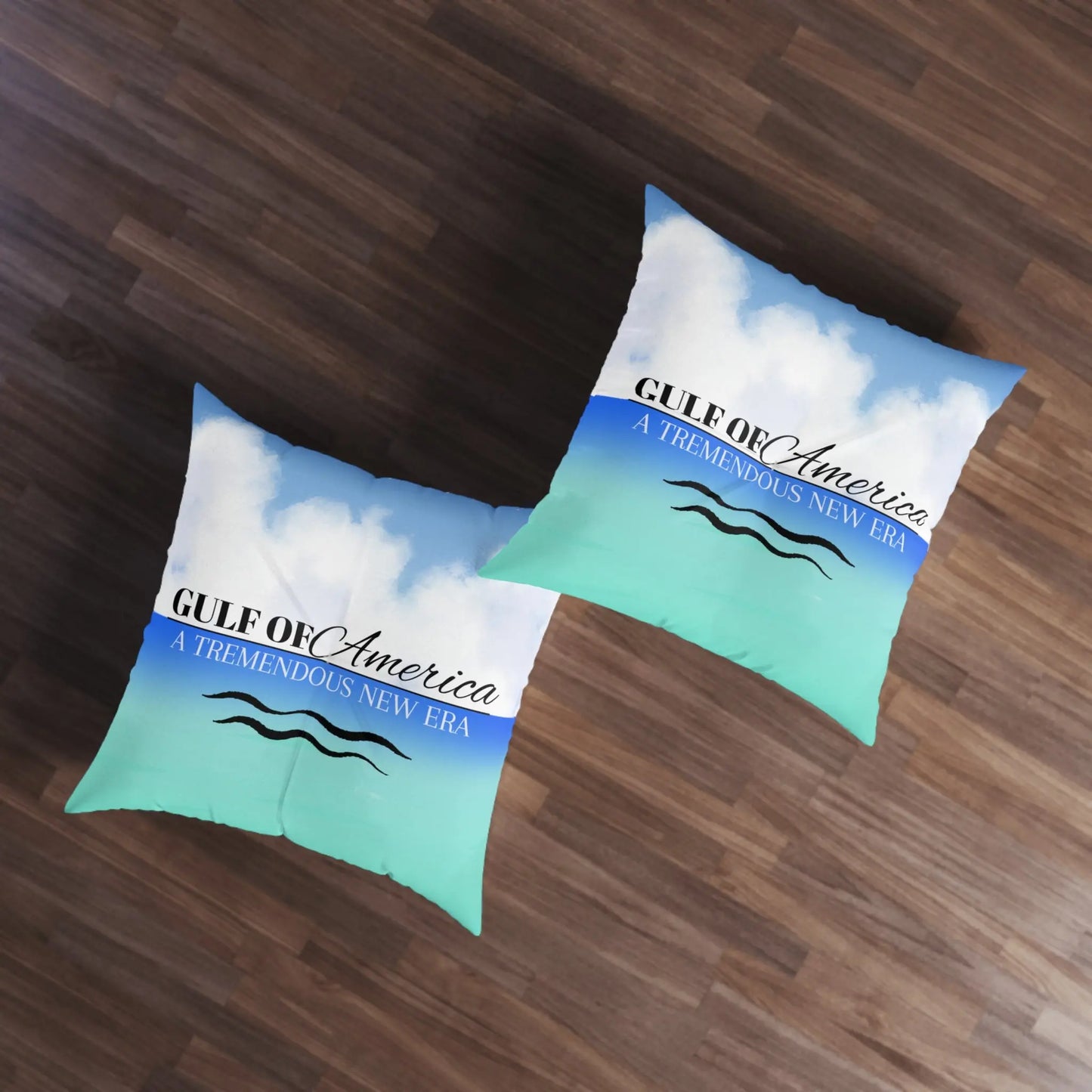 Gulf of America Tufted Floor Pillow - Ocean Vibes Printify