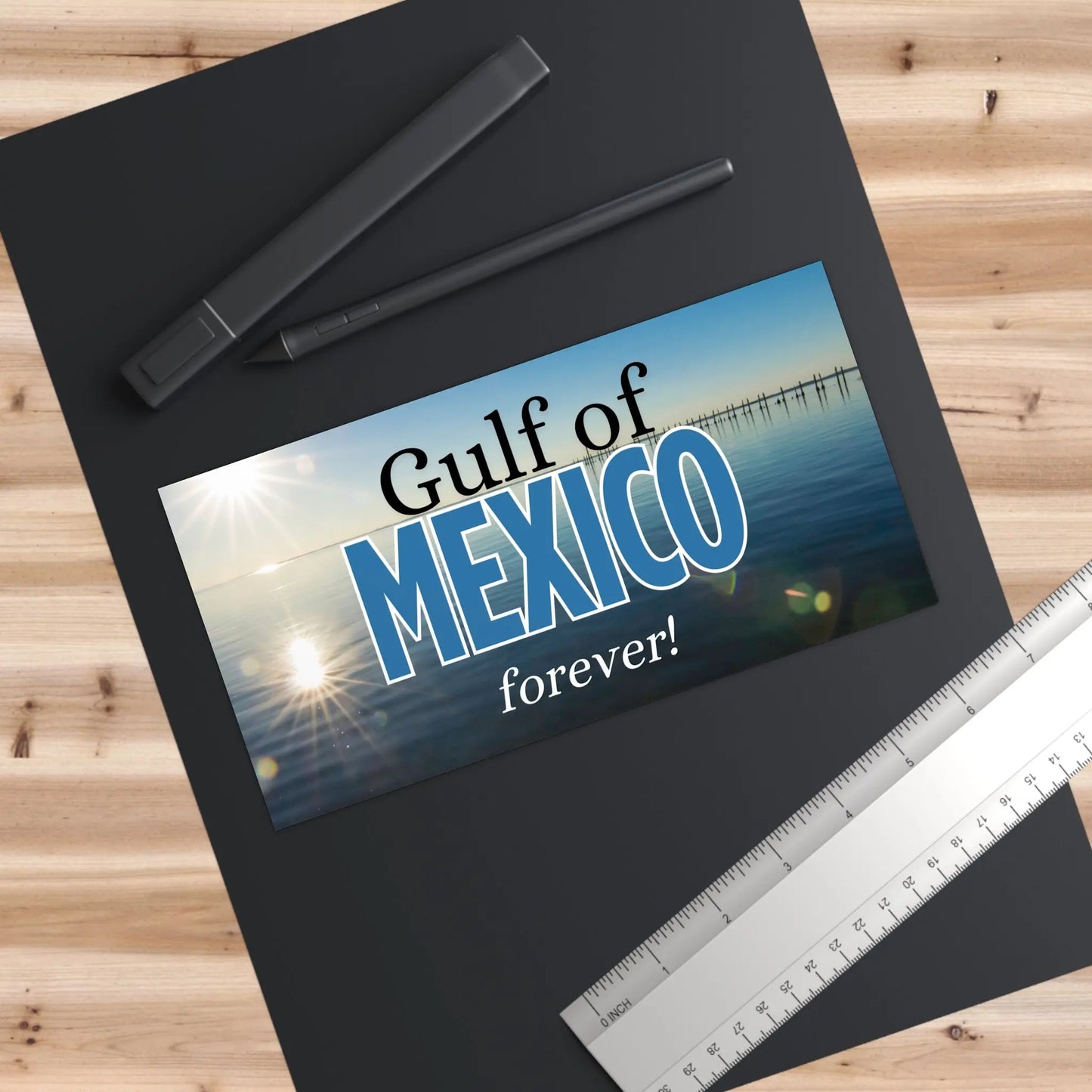 Gulf of Mexico Bumper Sticker - Forever! Printify