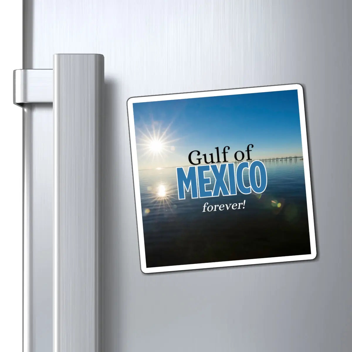 Gulf of Mexico Forever Magnet - Scenic Coastal Decor Printify