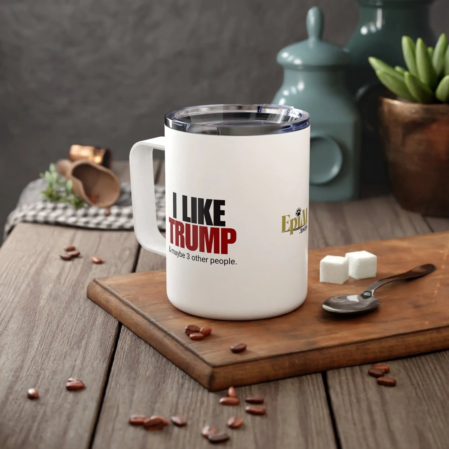 I Like Trump 10oz Insulated Coffee Mug - Gift for Trump Supports Printify