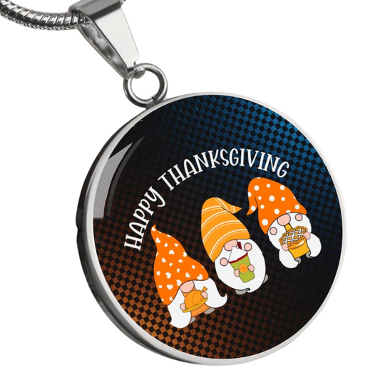 Happy Thanksgiving Necklace.