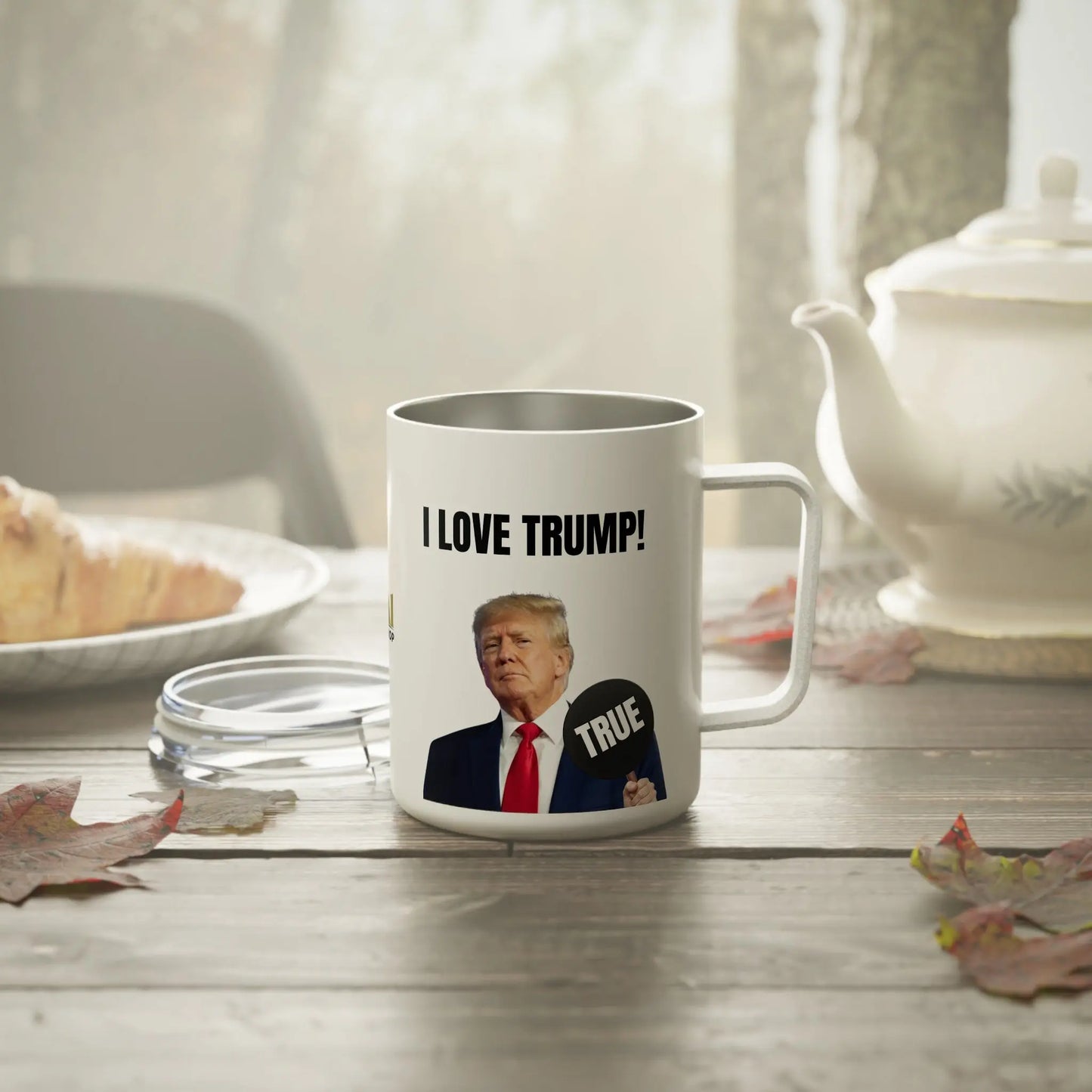 True Sign Insulated Coffee Mug - 10oz Political Humor Printify