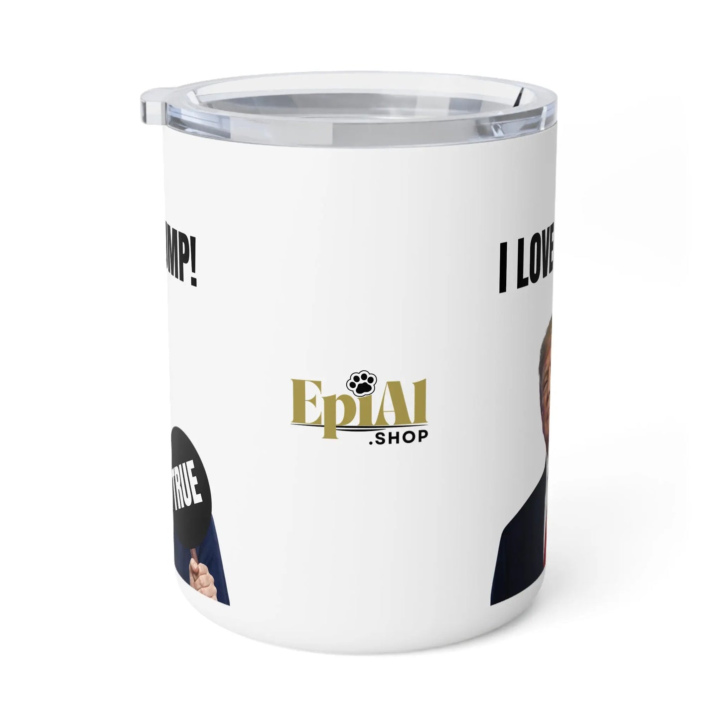 True Sign Insulated Coffee Mug - 10oz Political Humor Printify