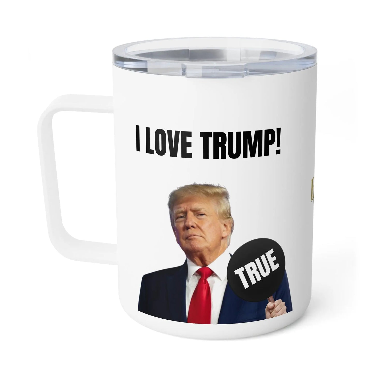 True Sign Insulated Coffee Mug - 10oz Political Humor Printify