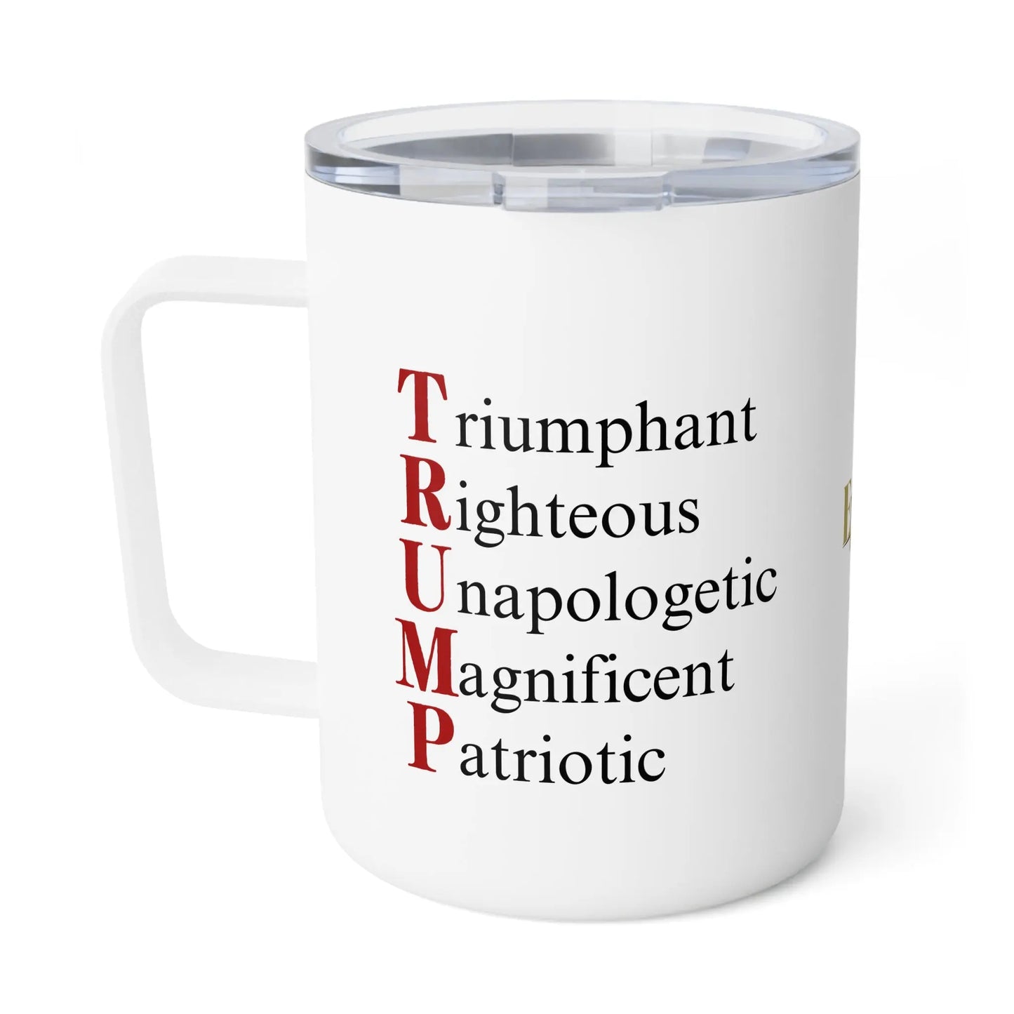 Trump Acronym Insulated Coffee Mug - 10oz Printify