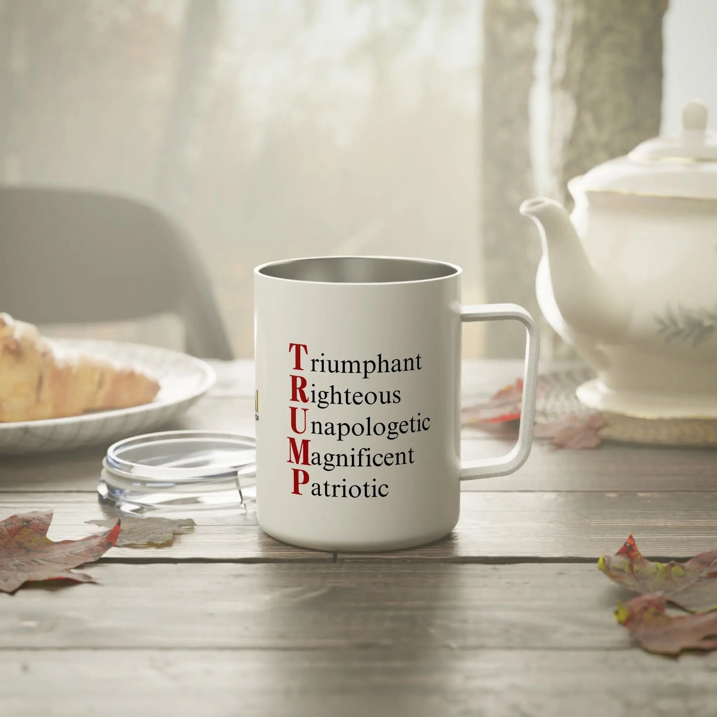 Trump Acronym Insulated Coffee Mug - 10oz Printify