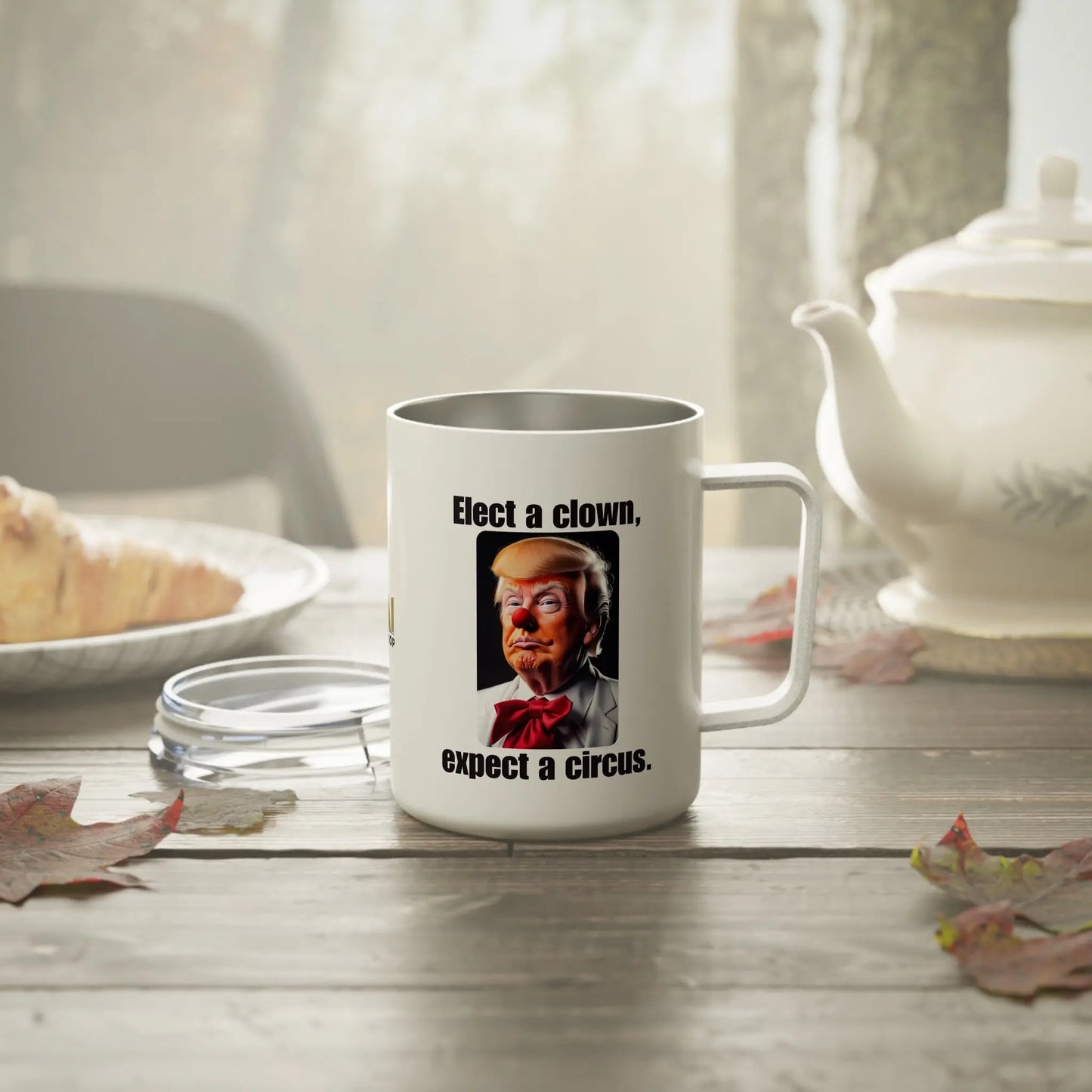 Trump Clown Insulated Coffee Mug – 10oz Printify