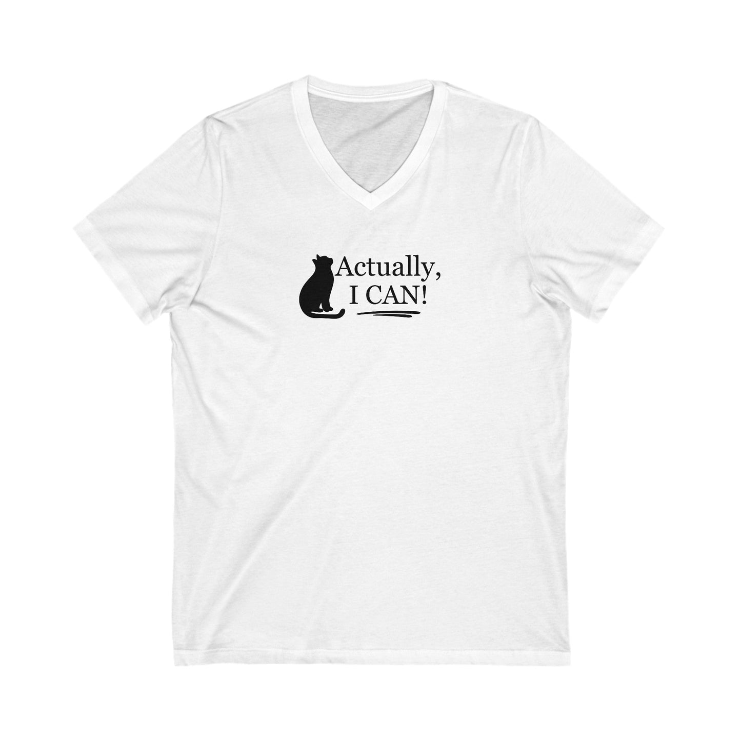 Actually Unisex Jersey Short Sleeve V - Neck Tee - V - neck - Epileptic Al’s Shop