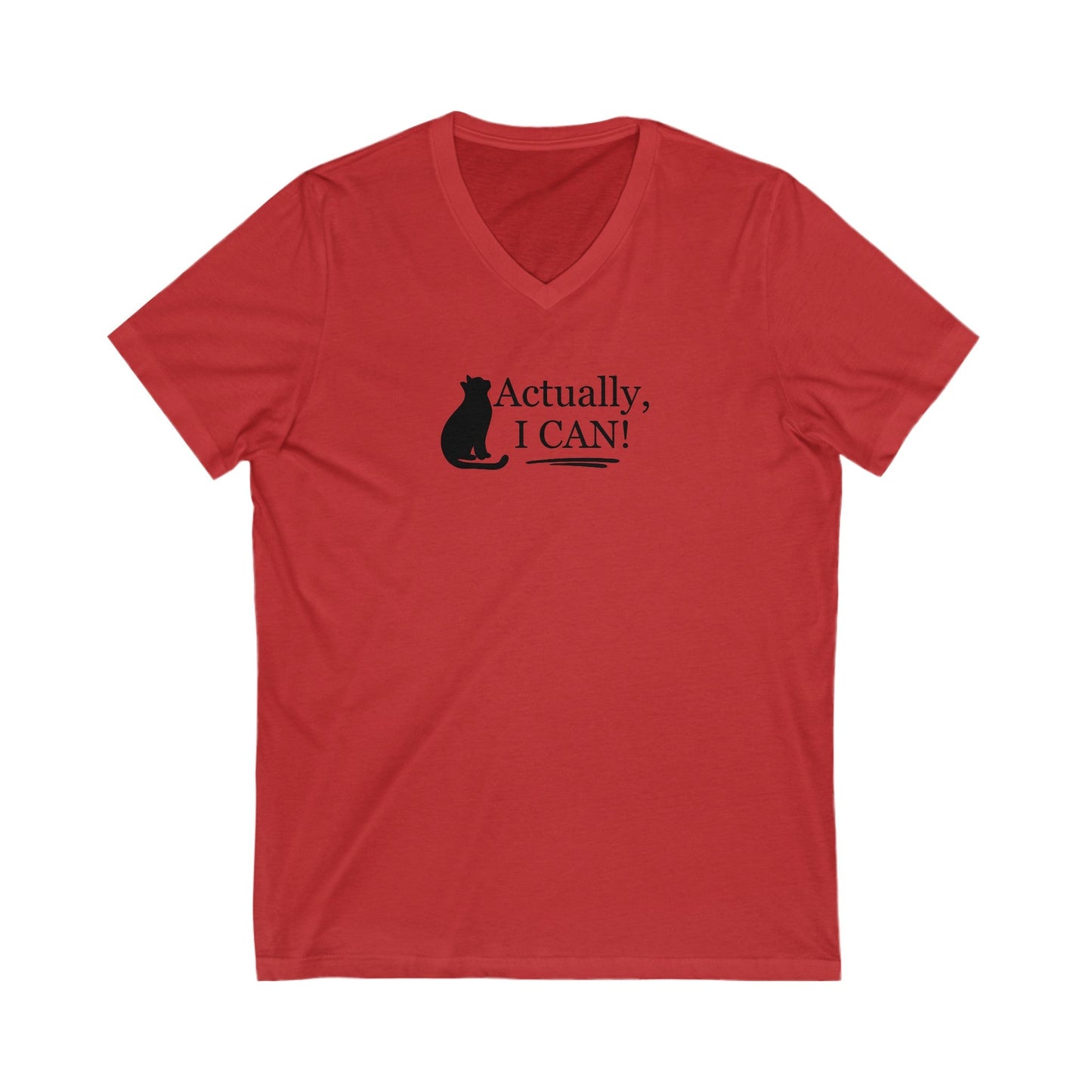 Actually Unisex Jersey Short Sleeve V - Neck Tee - V - neck - Epileptic Al’s Shop